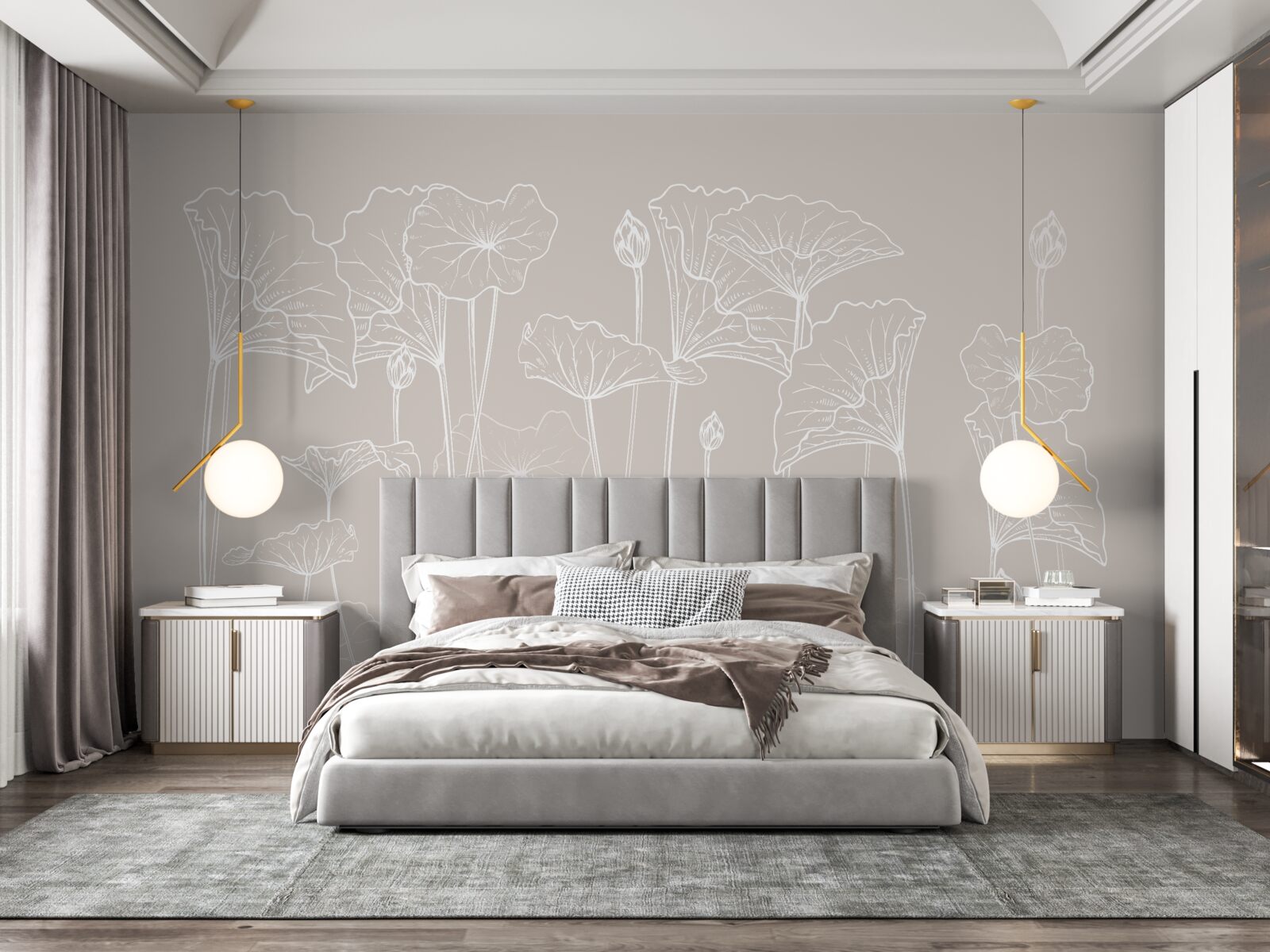 Фотошпалери маки в абстракції