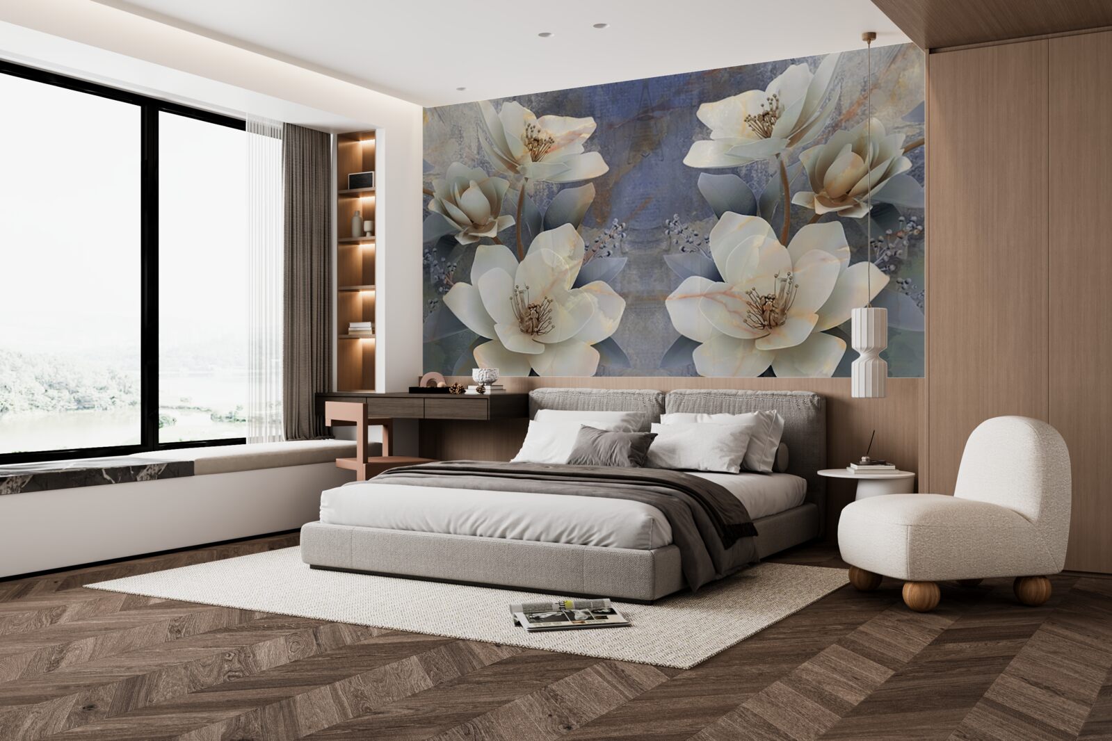 Фотошпалери об'ємні блузи