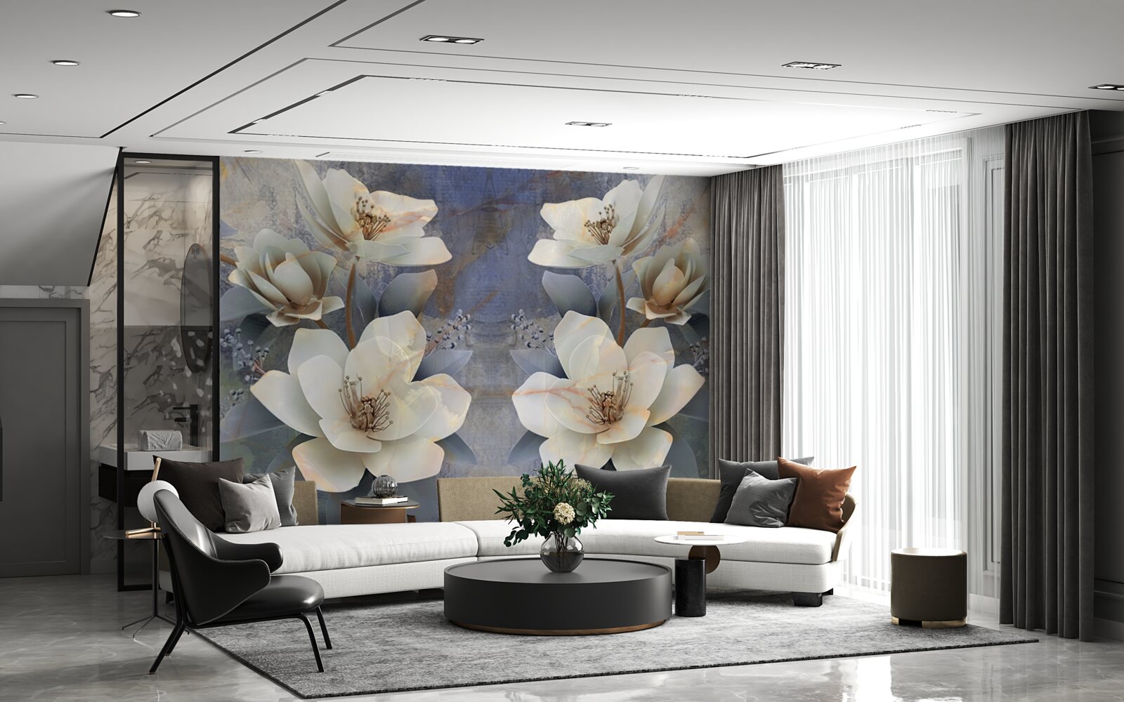 Фотошпалери об'ємні блузи