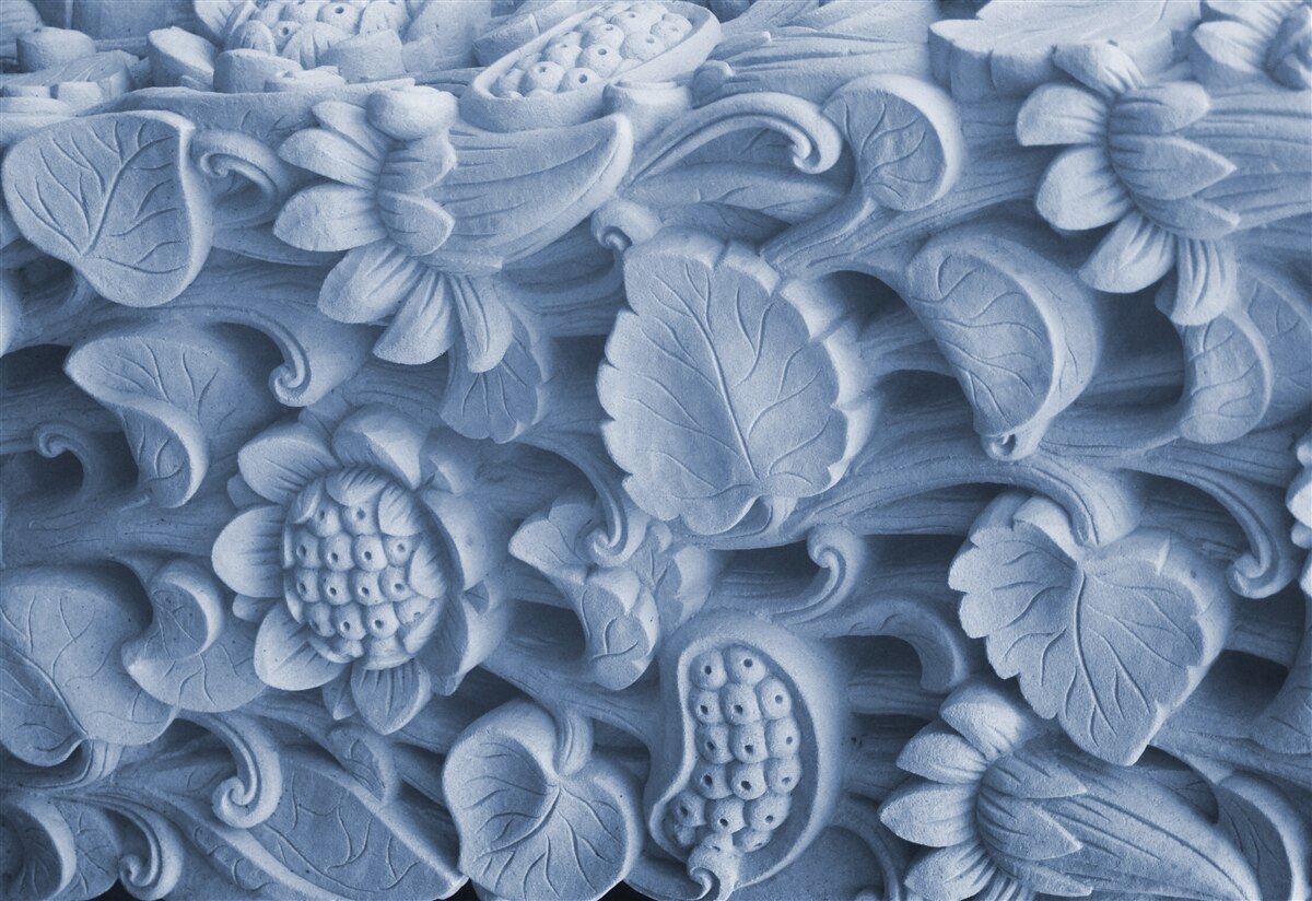 Фотошпалери текстура листя на штукатурці