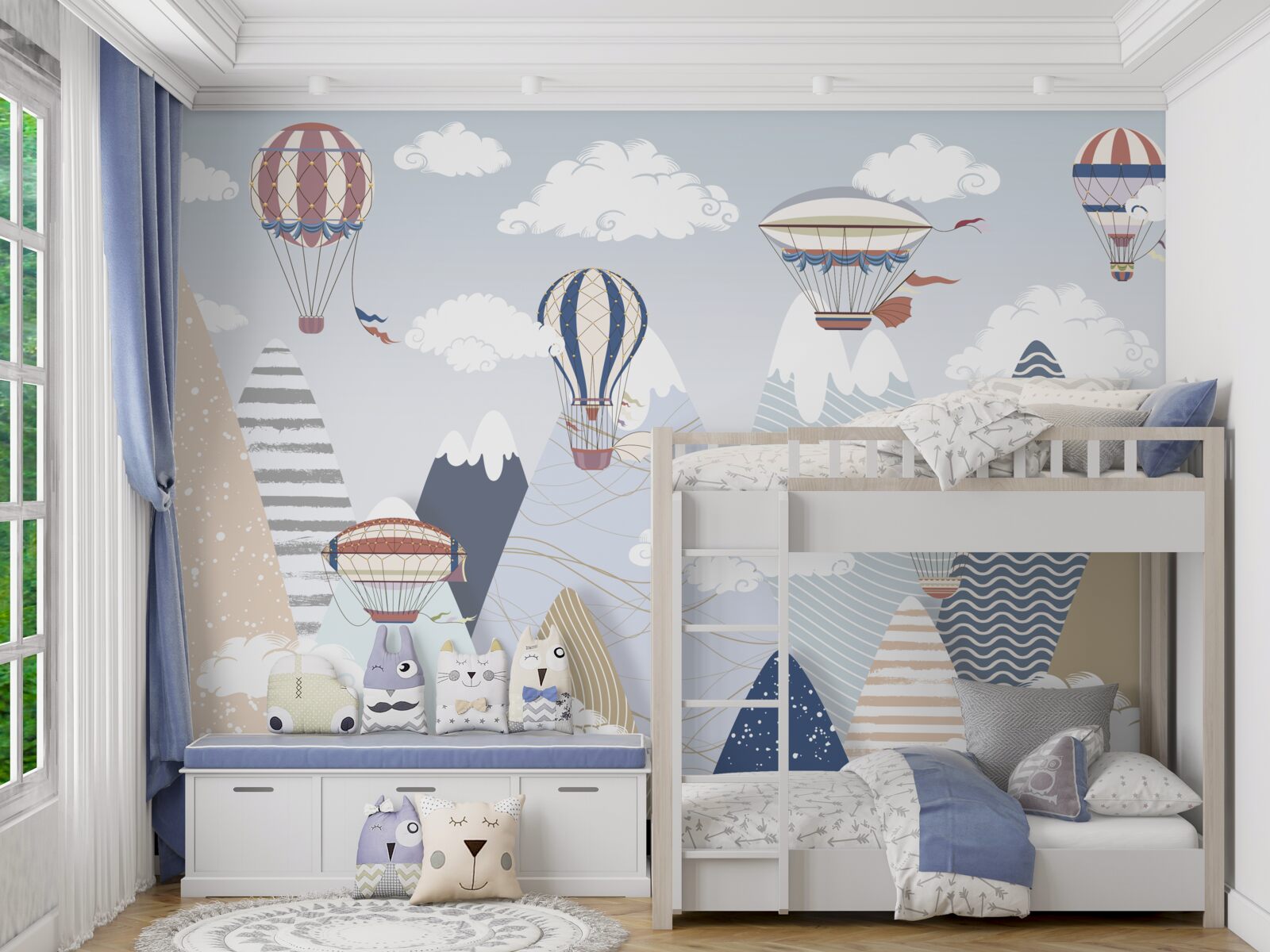 Фотошпалери польоти на повітряних кулях