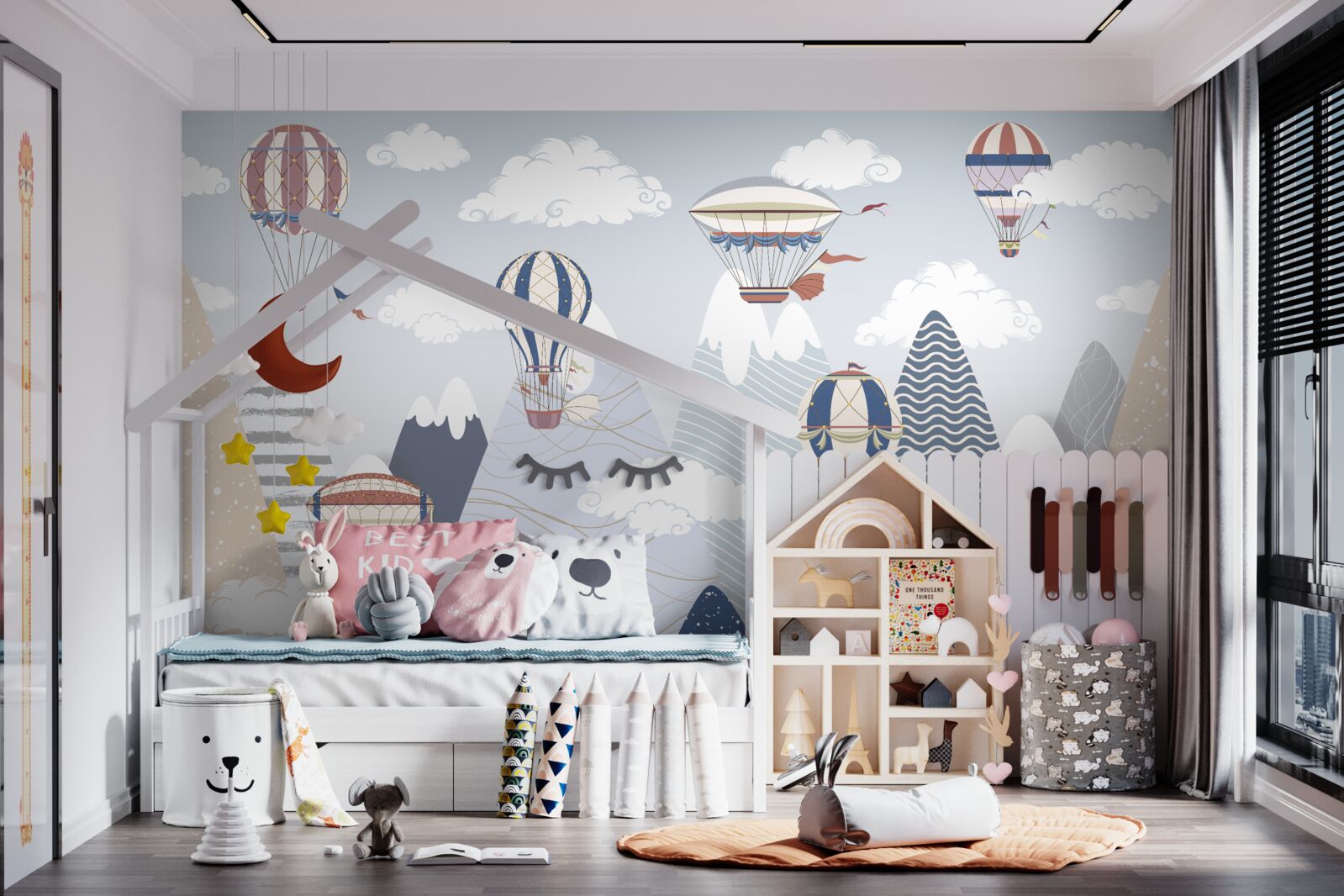 Фотошпалери польоти на повітряних кулях