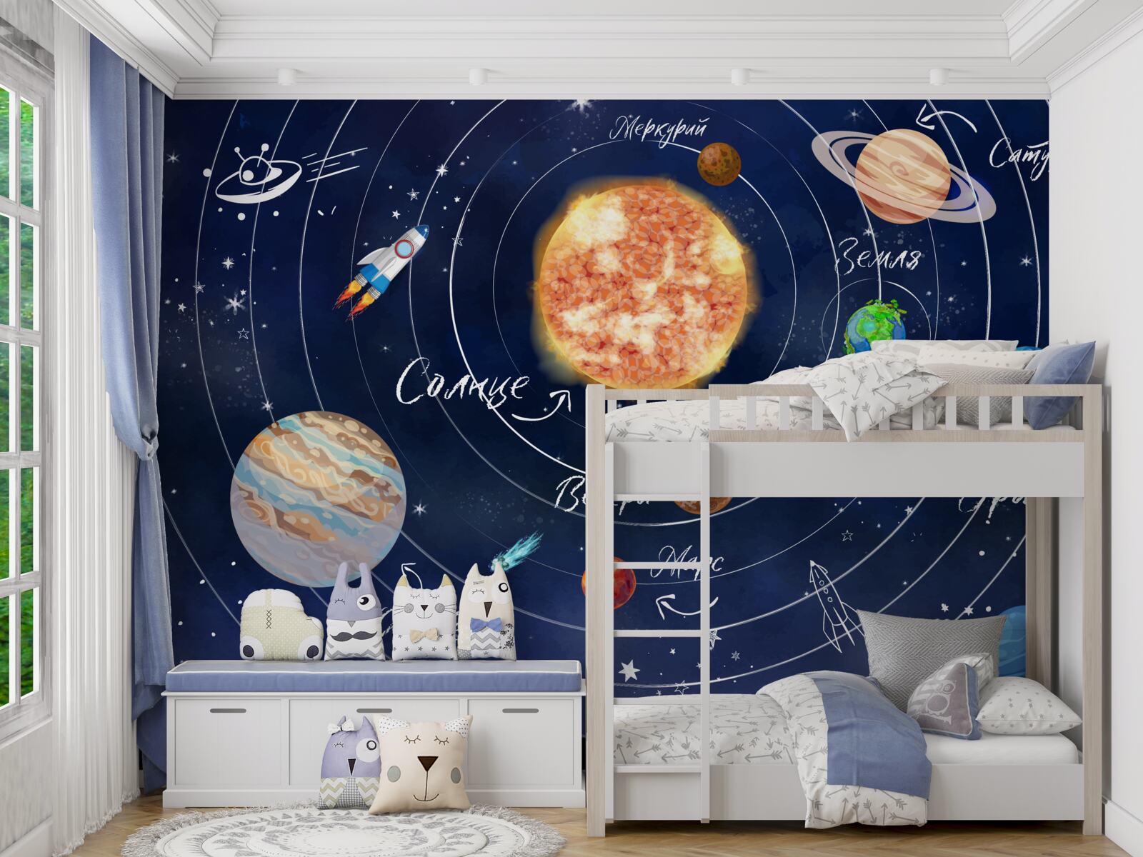 Фотошпалери планети та небесні тіла в космосі