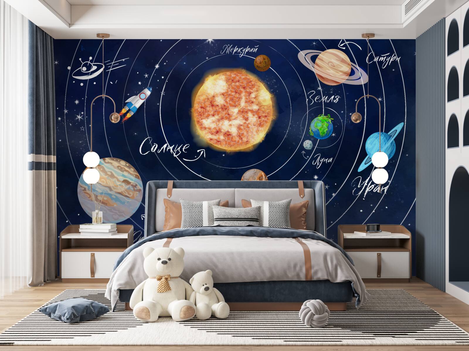 Фотошпалери планети та небесні тіла в космосі