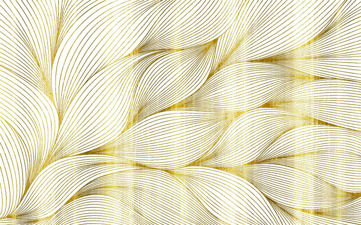 Фотошпалери листя має теплий золотистий відтінок