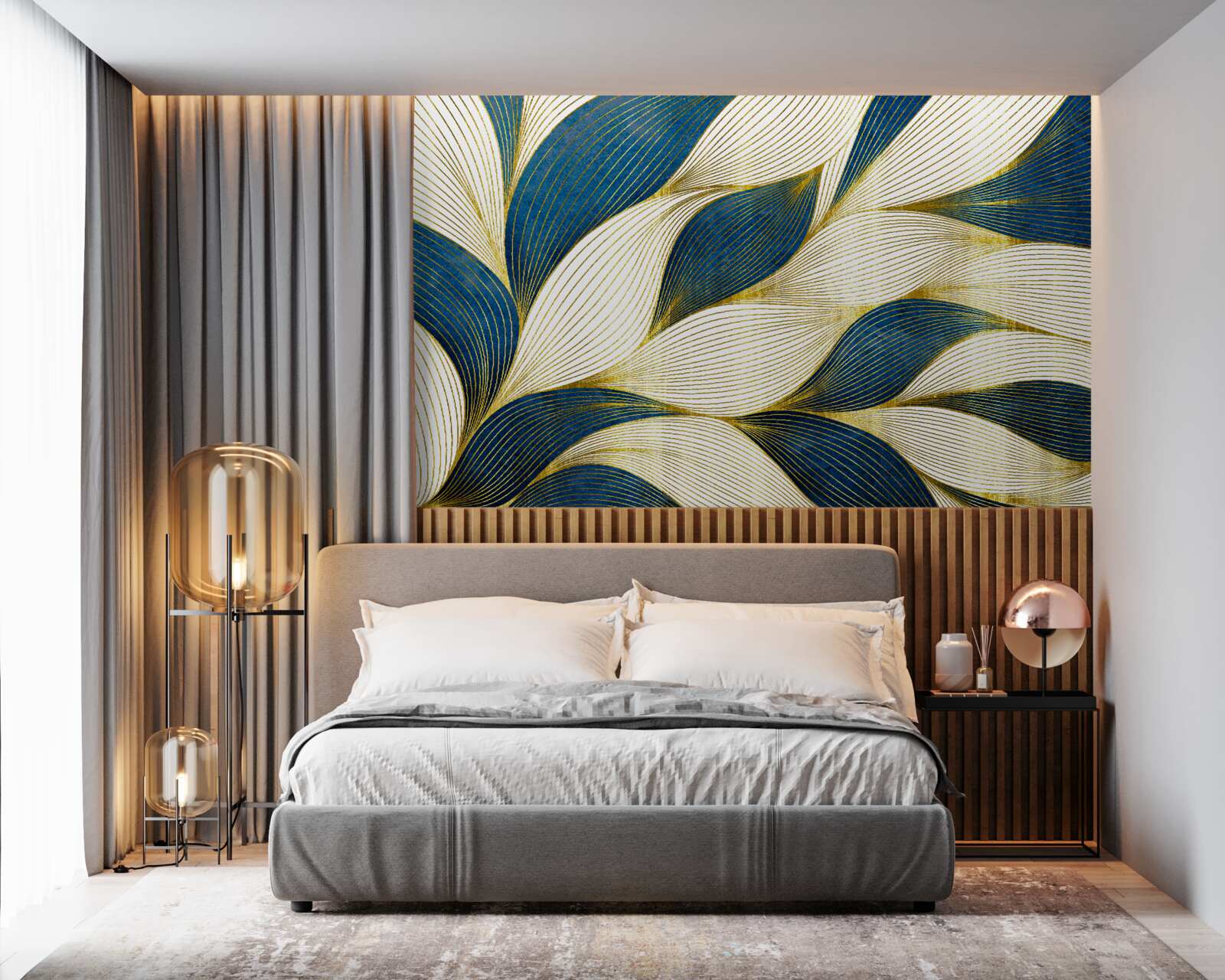 Фотошпалери абстрактні смужки