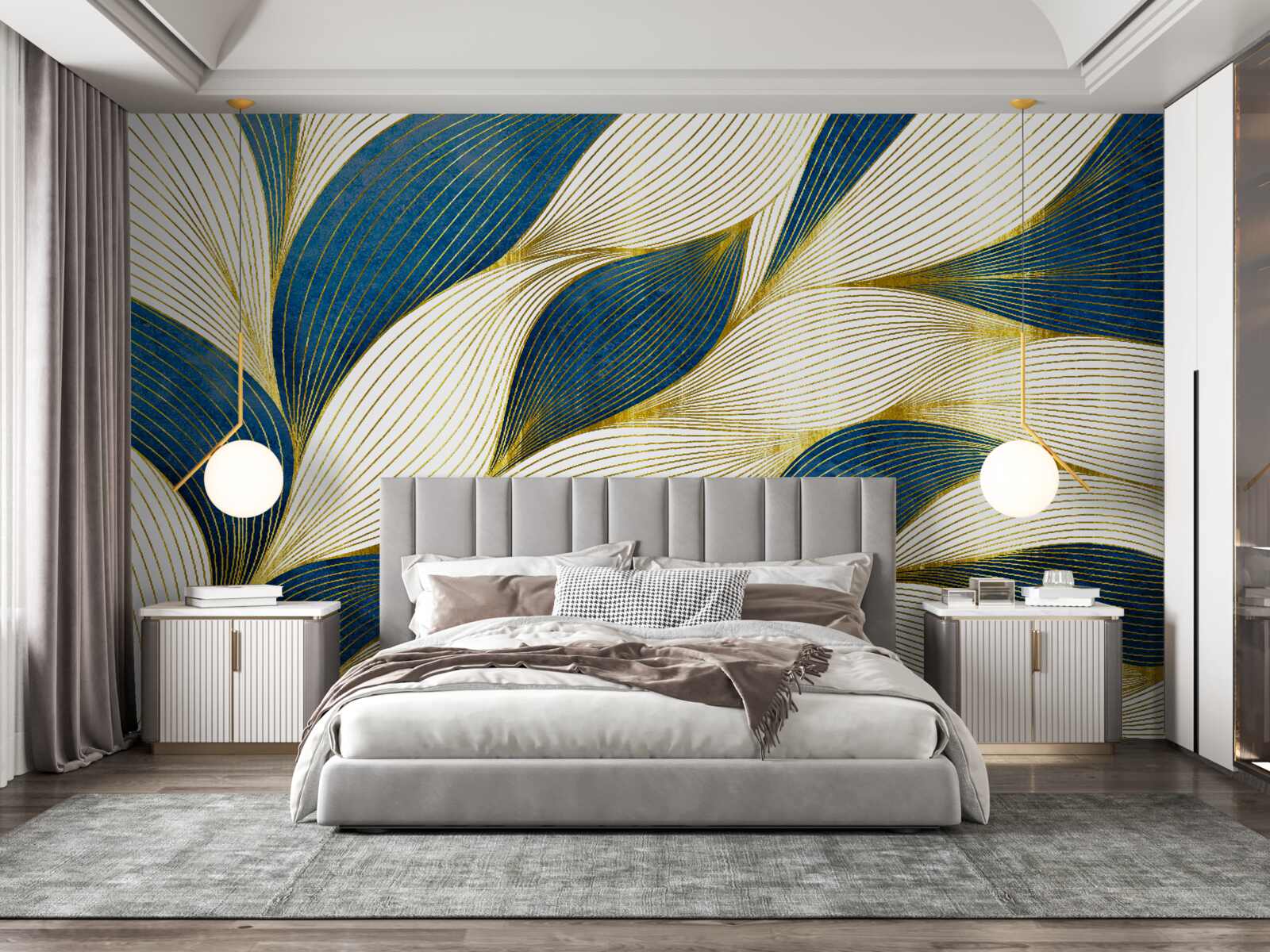 Фотошпалери абстрактні смужки