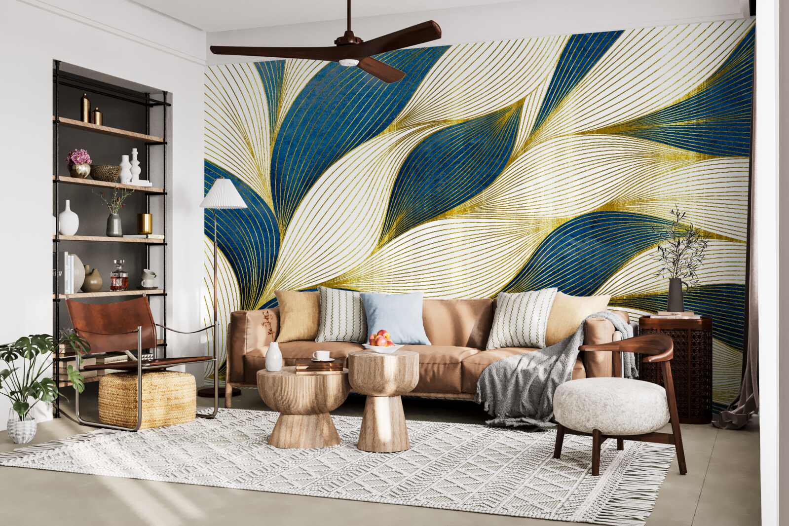 Фотошпалери абстрактні смужки