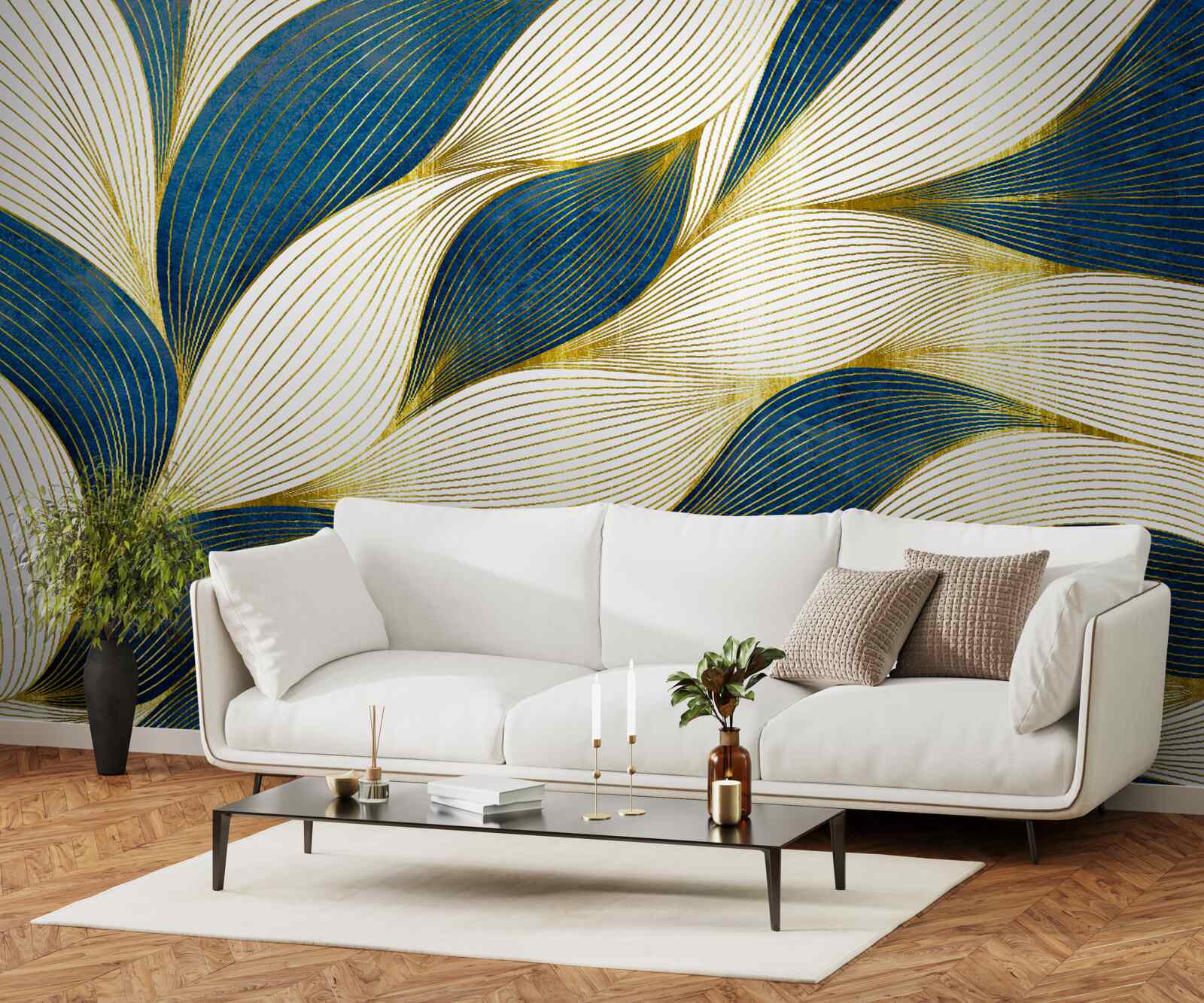 Фотошпалери абстрактні смужки