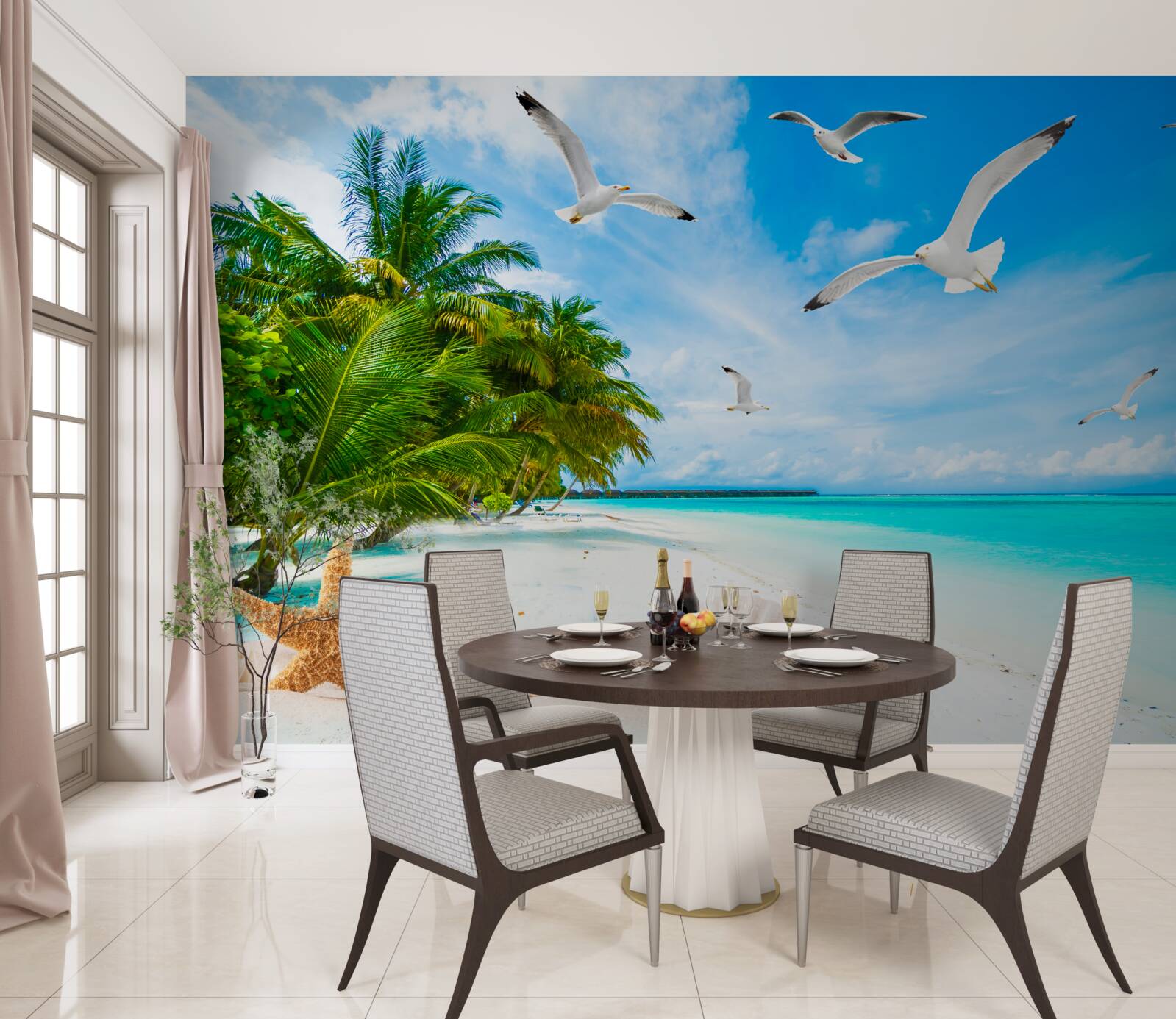 Фотошпалери спокійний тропічний берег