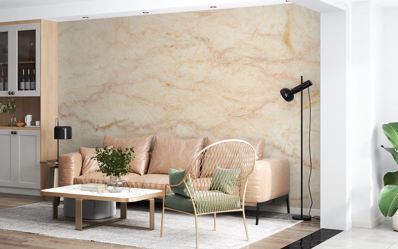 Фотошпалери вітер несе пісок на поле