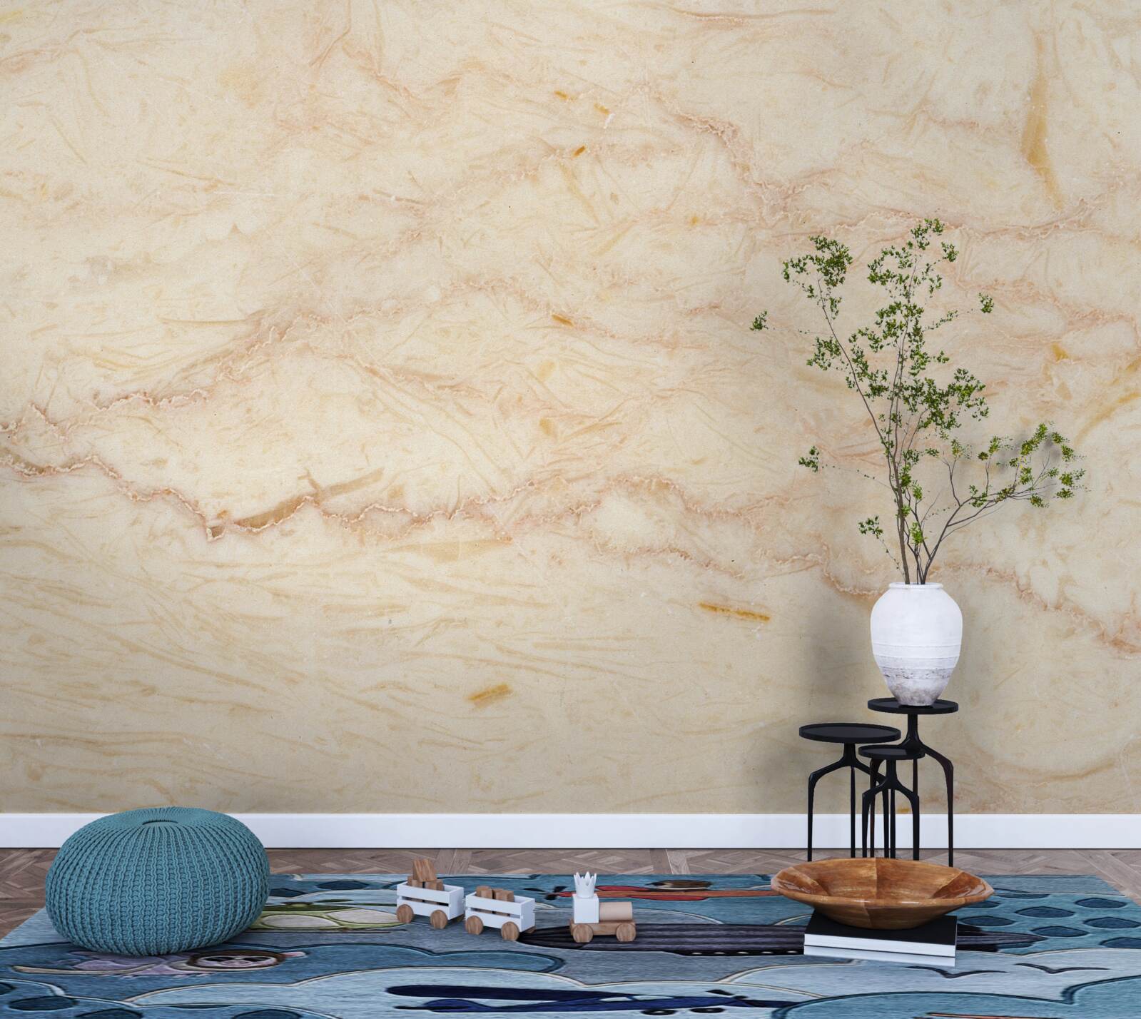 Фотошпалери вітер несе пісок на поле