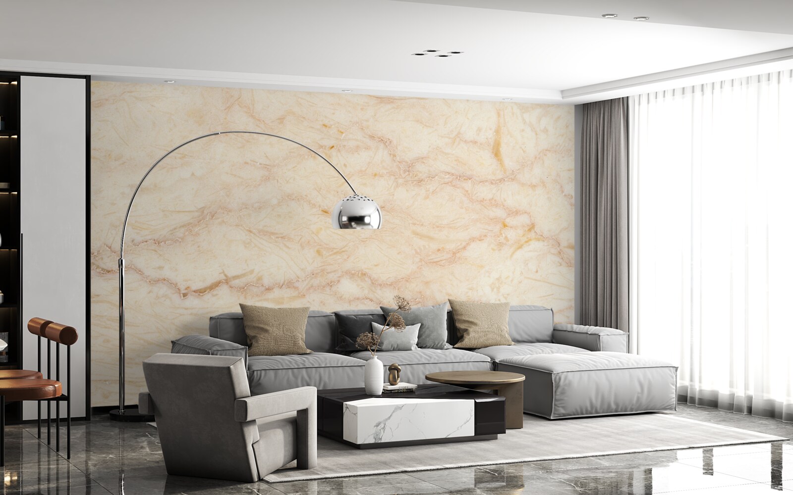 Фотошпалери вітер несе пісок на поле