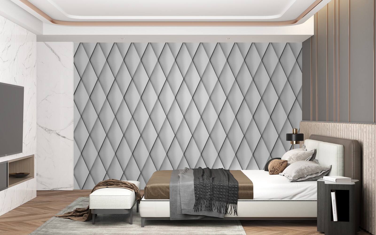 Фотошпалери гладкі діаманти