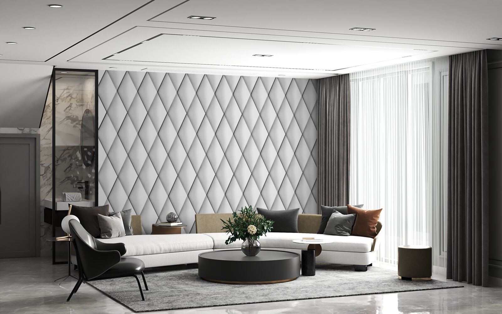 Фотошпалери гладкі діаманти