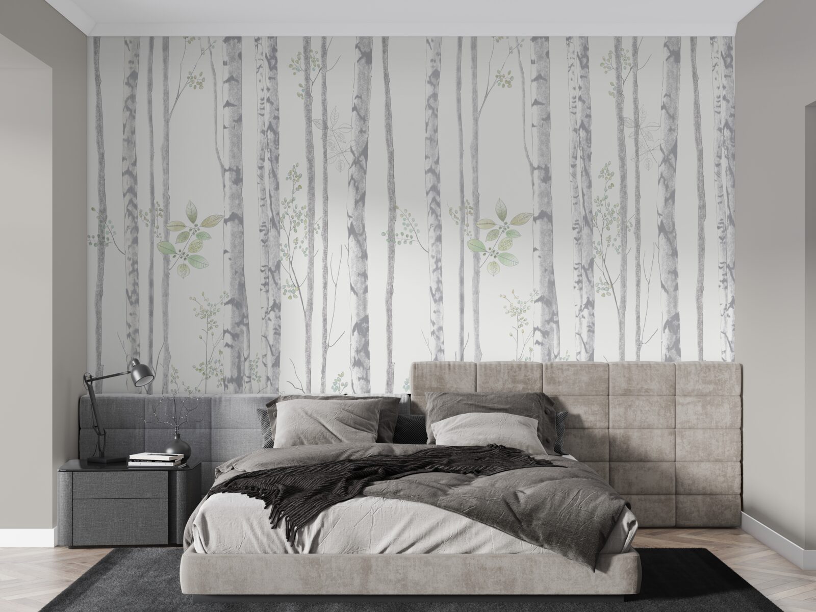 Фотошпалери тонкі берези