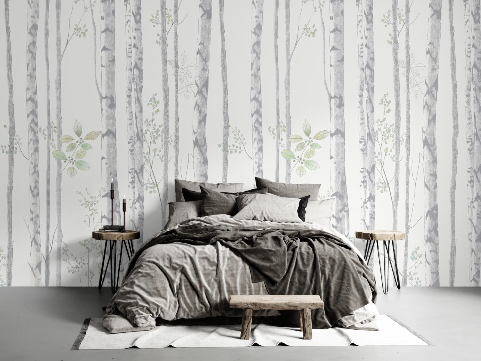 Фотошпалери тонкі берези