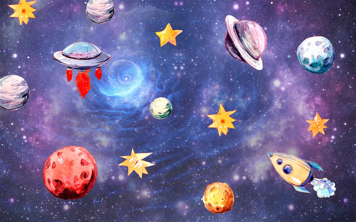 Фотошпалери мешканці космосу та небесних тіл
