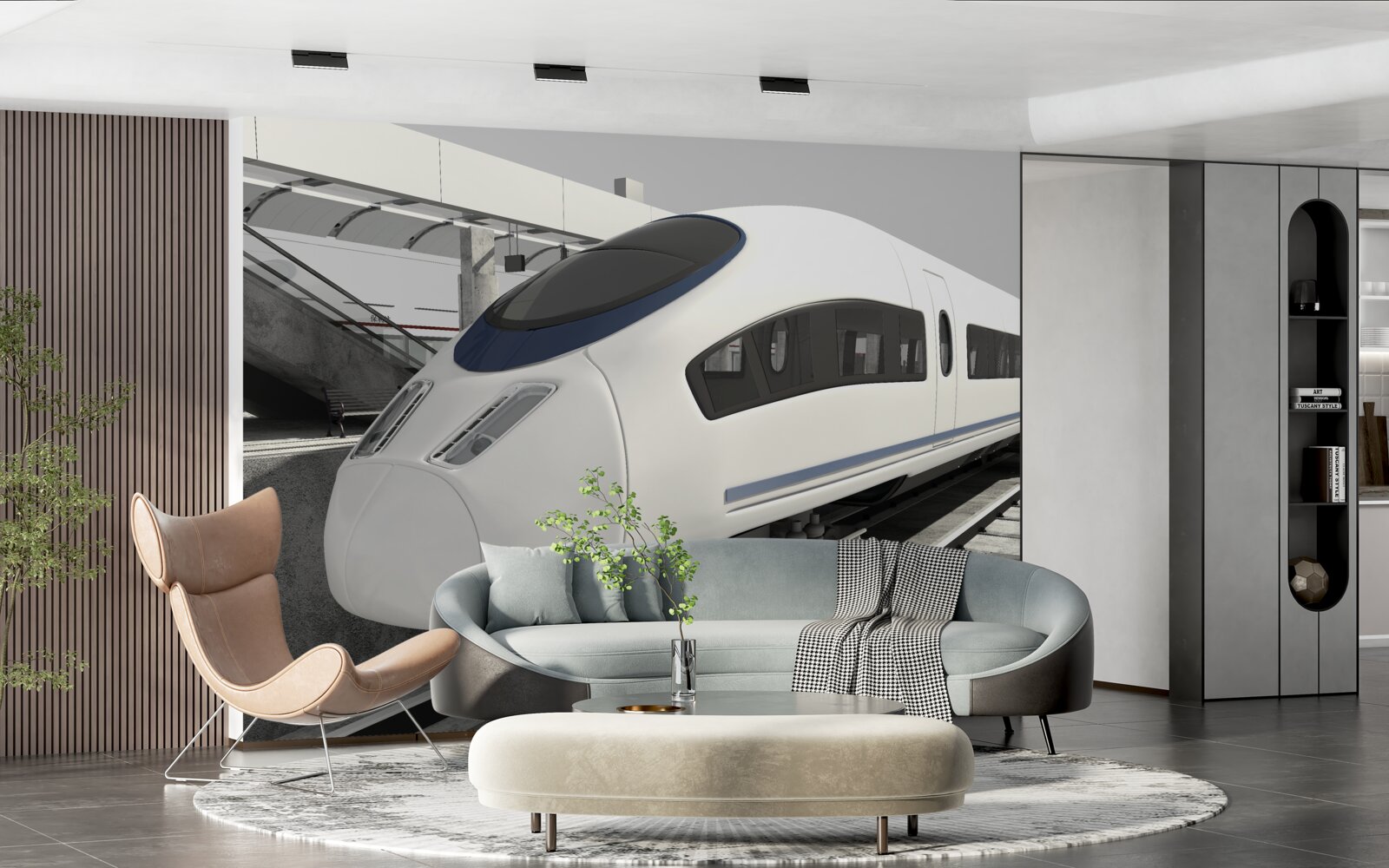 Фотошпалери композиція на платформі