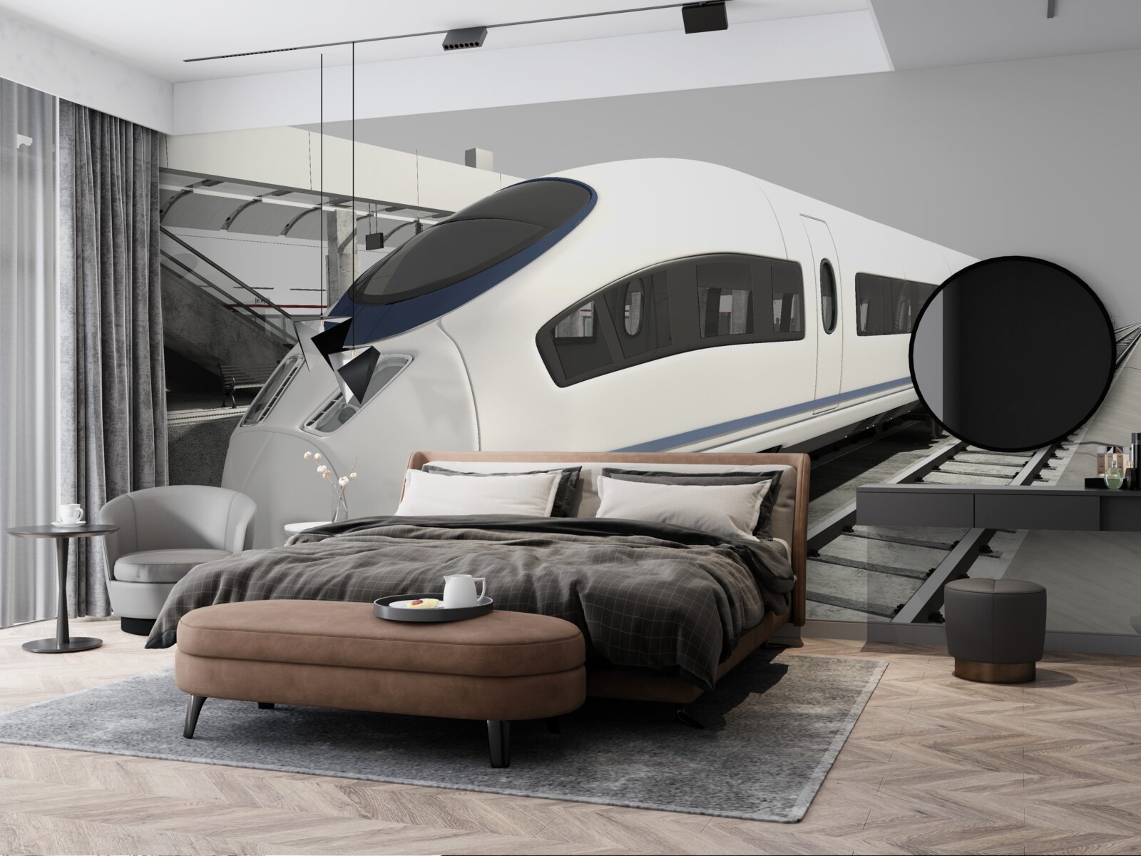 Фотошпалери композиція на платформі