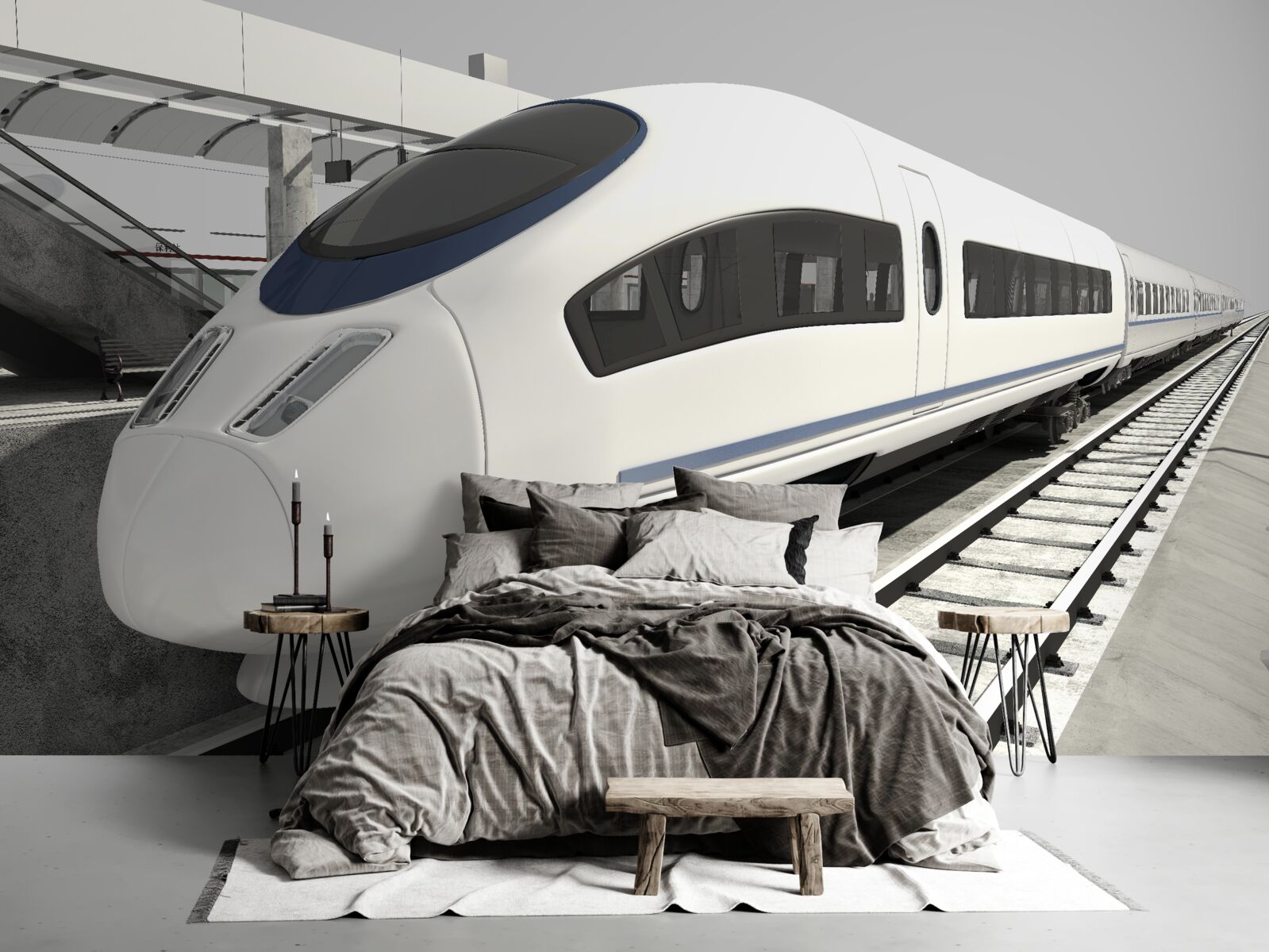 Фотошпалери композиція на платформі