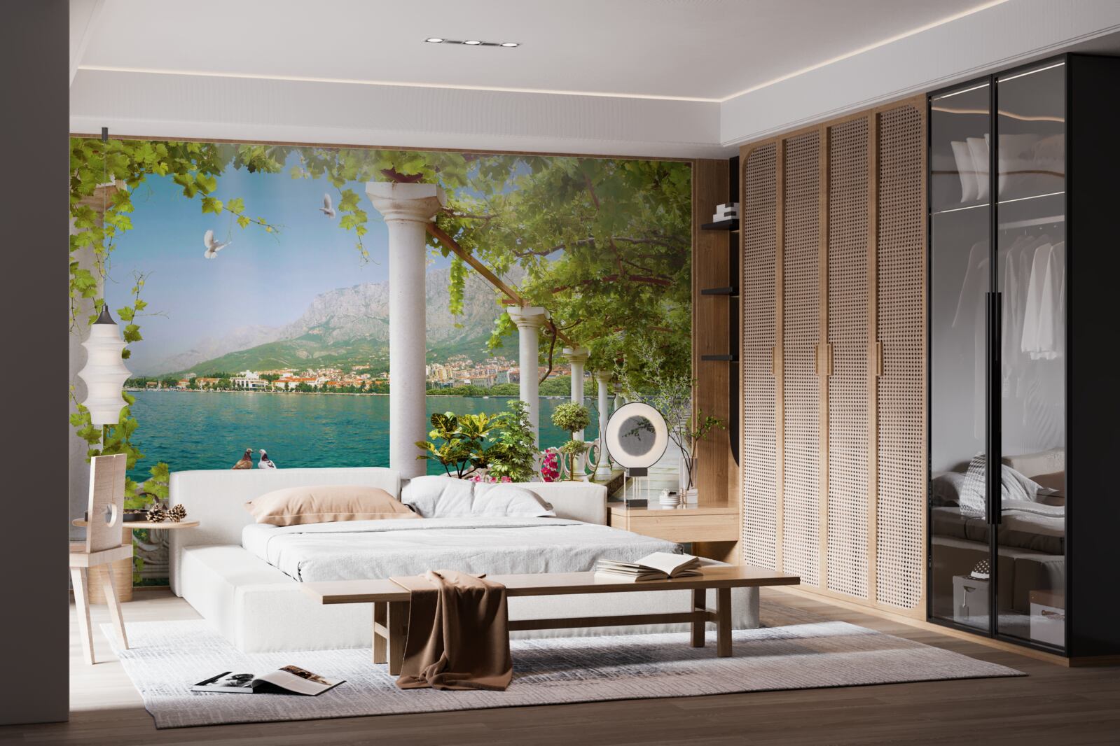 Фотошпалери вид на площу з набережної