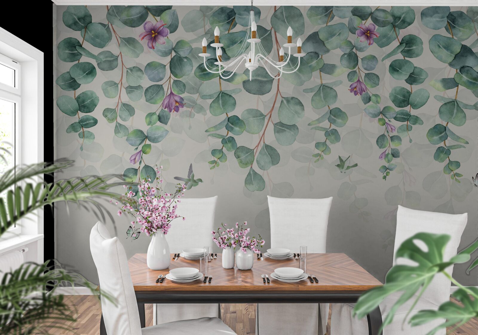 Фотошпалери евкаліпт у цвіту