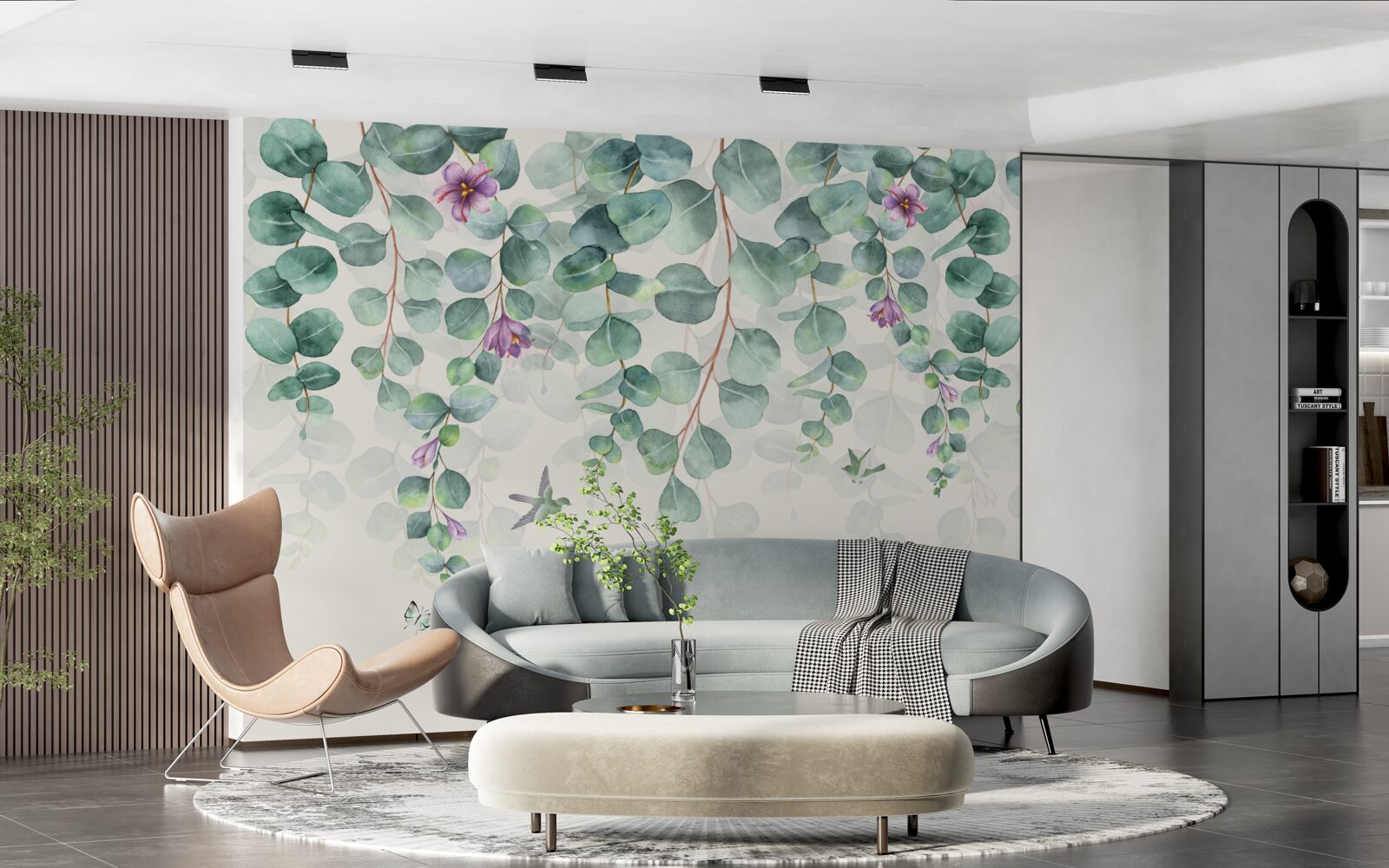 Фотошпалери евкаліпт у цвіту