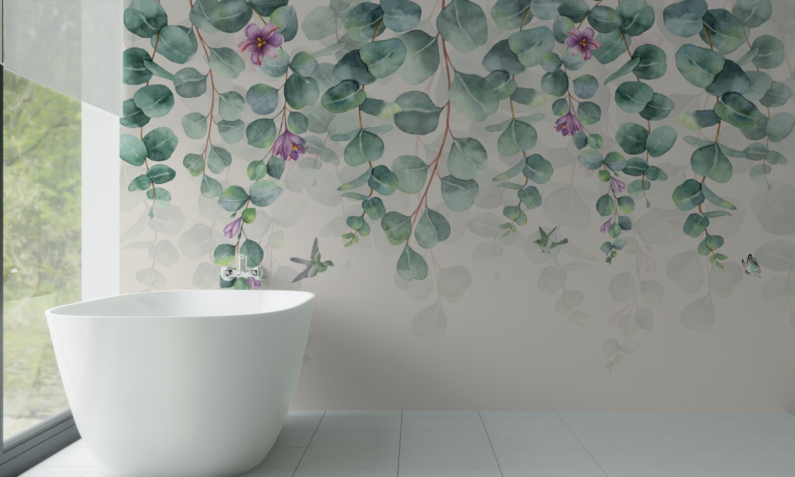 Фотошпалери евкаліпт у цвіту