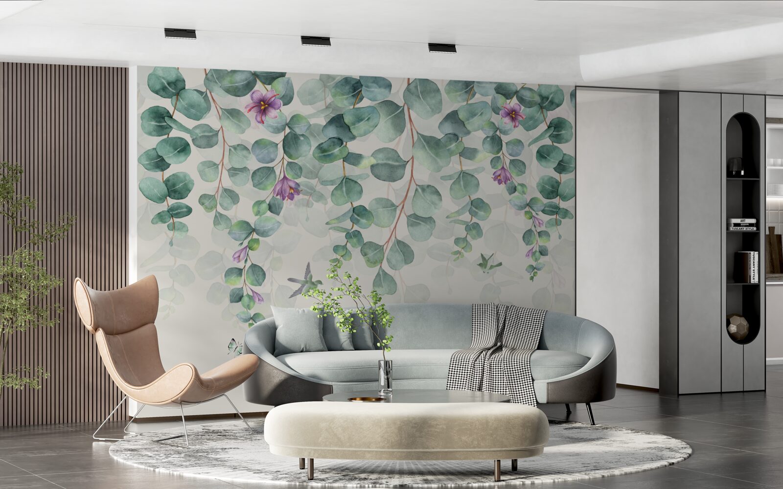 Фотошпалери евкаліпт у цвіту