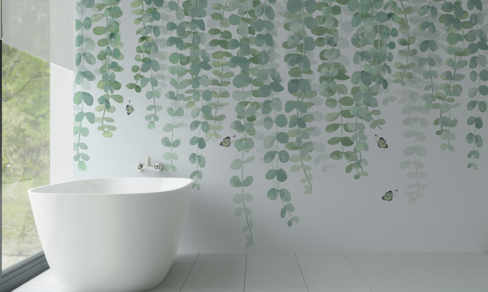 Фотошпалери листя евкаліпта зелене