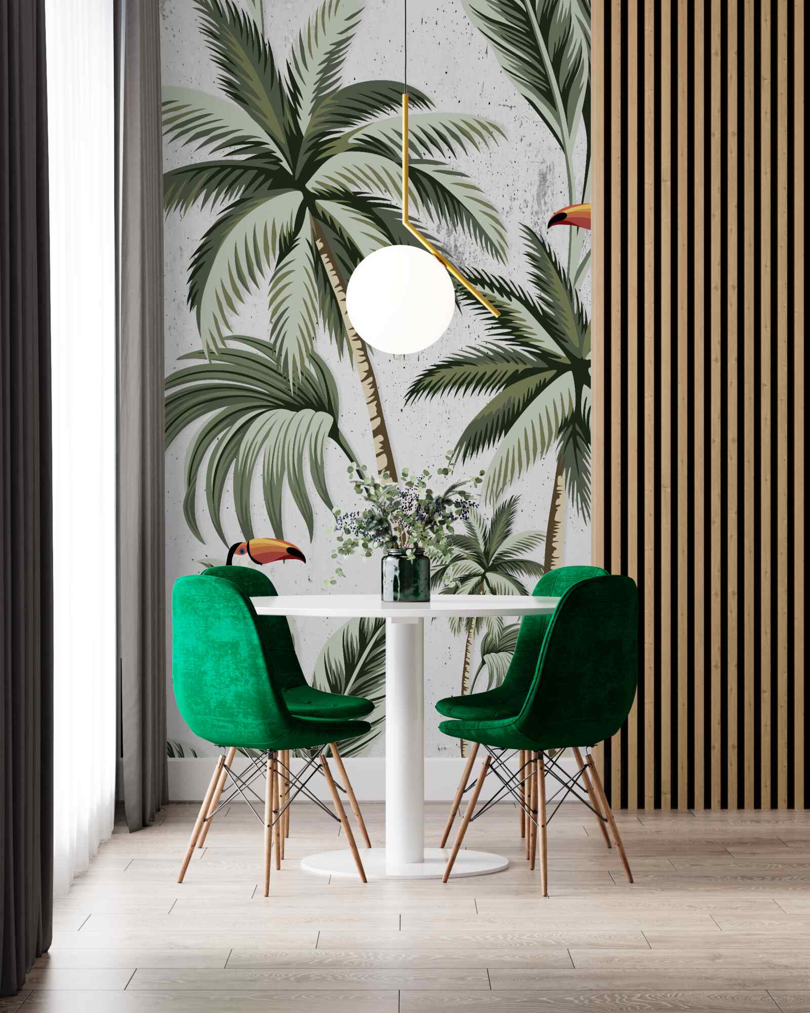 Фотошпалери птахи на деревах