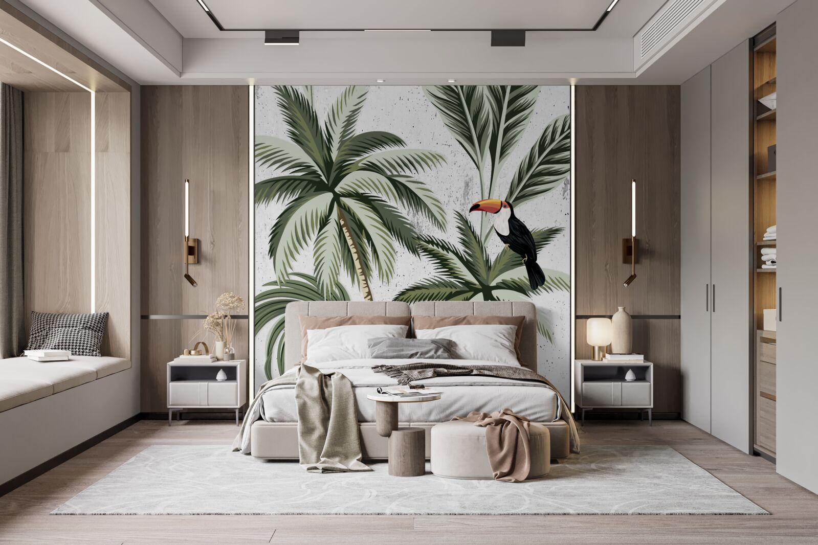 Фотошпалери птахи на деревах