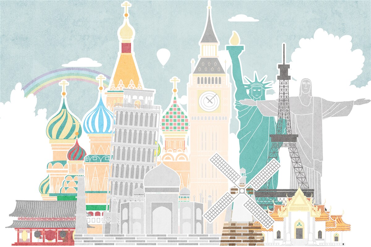 Фотошпалери всесвітньо відомі місця