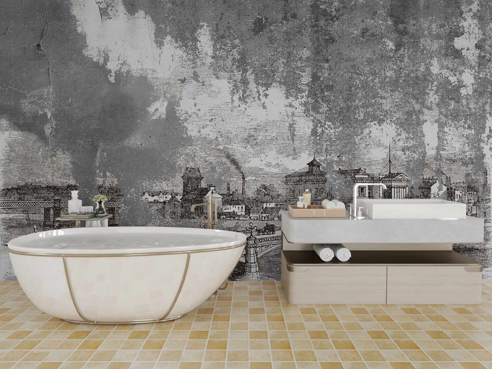 Фотошпалери архітектура старого міста