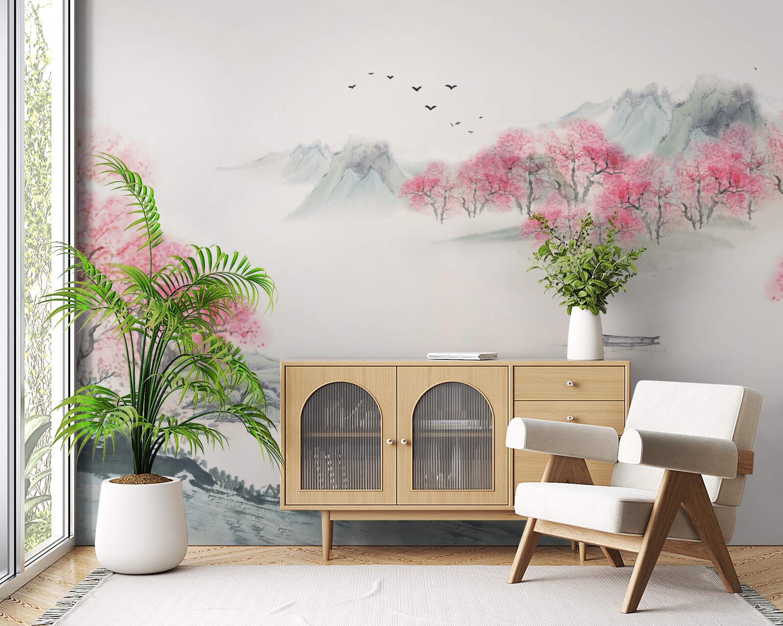 Фотошпалери Мальовані пейзажі