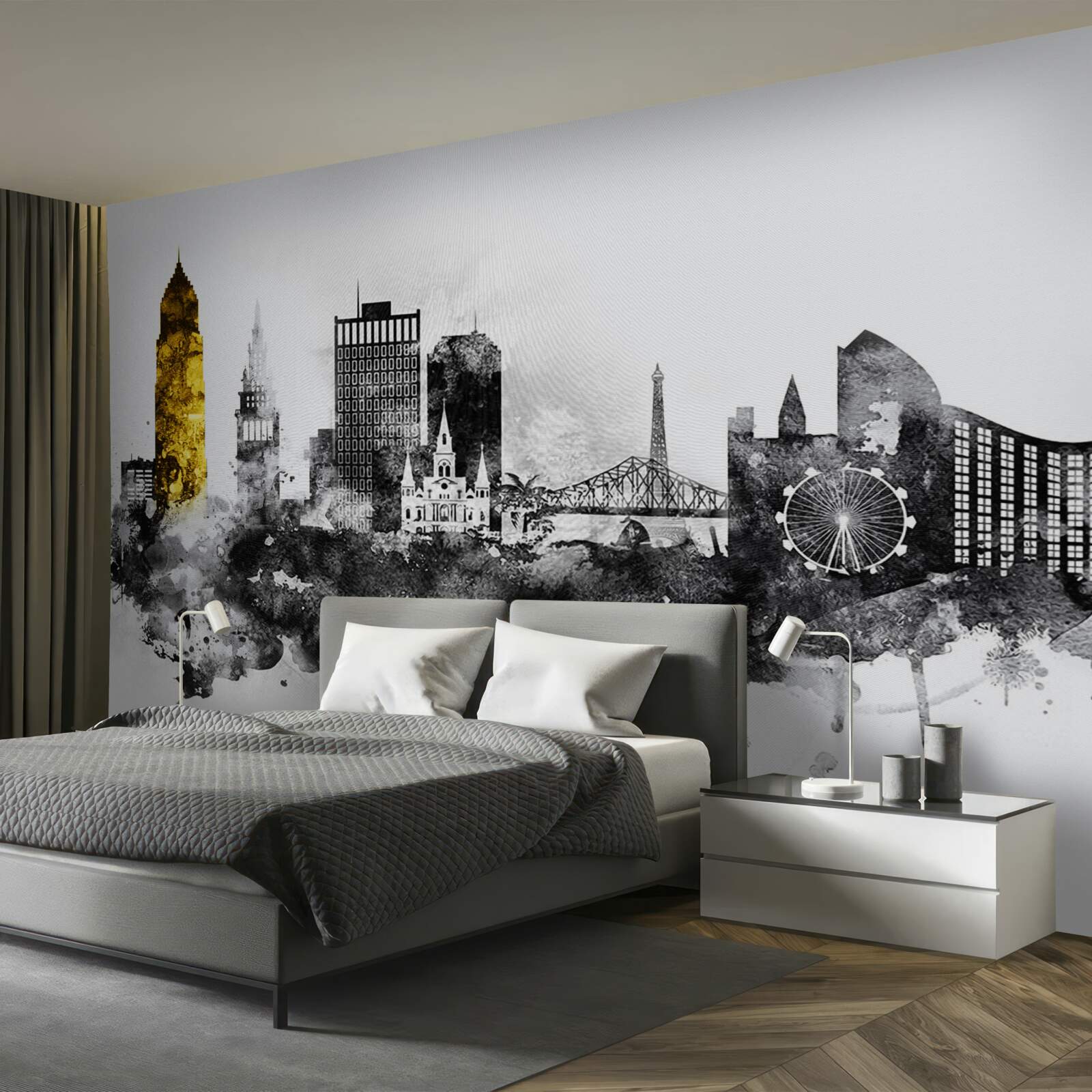 Фотошпалери архітектурна абстракція міського простору