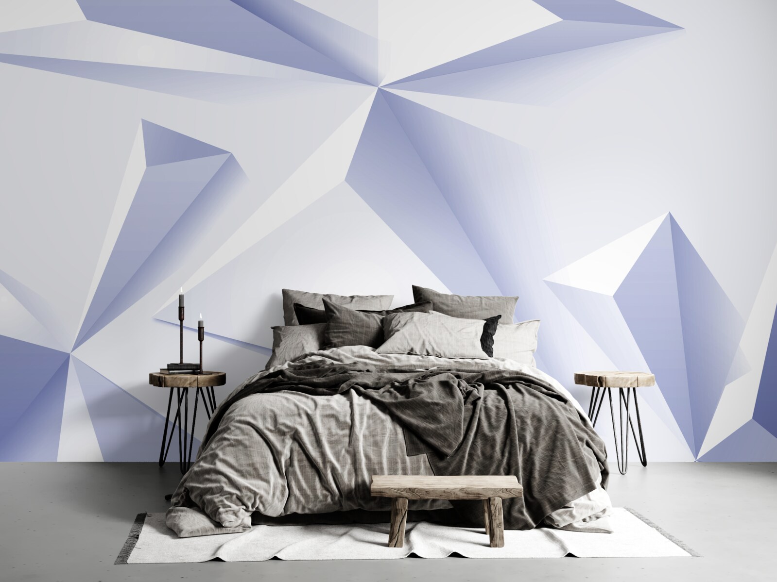 Фотошпалери світлові 3d піраміди