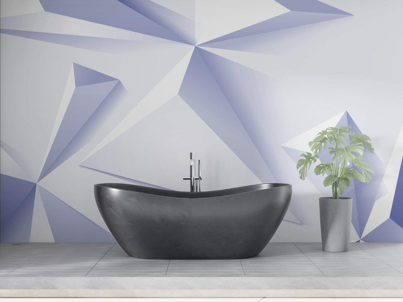 Фотошпалери світлові 3d піраміди