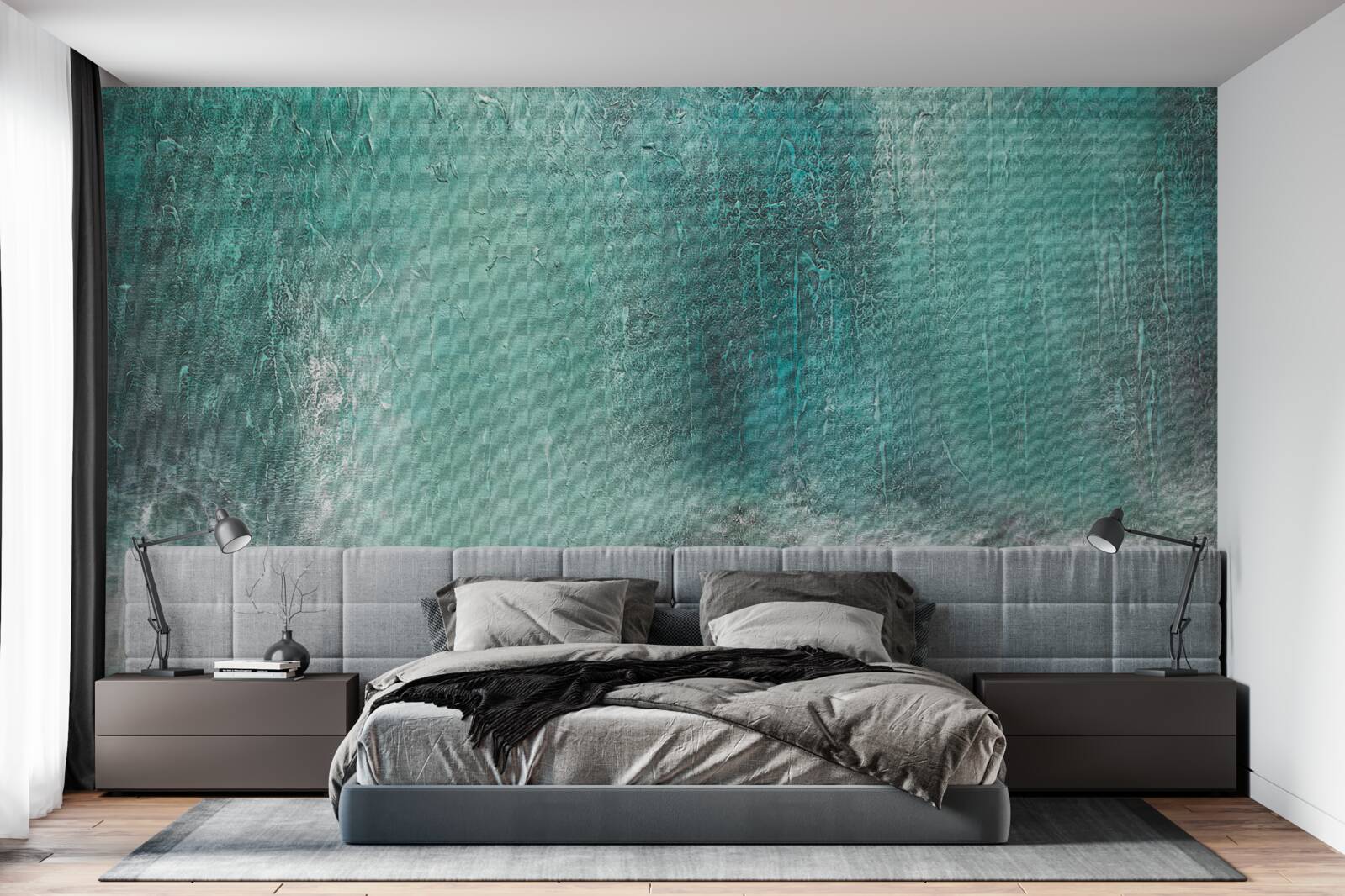 Фотошпалери дощ над океаном