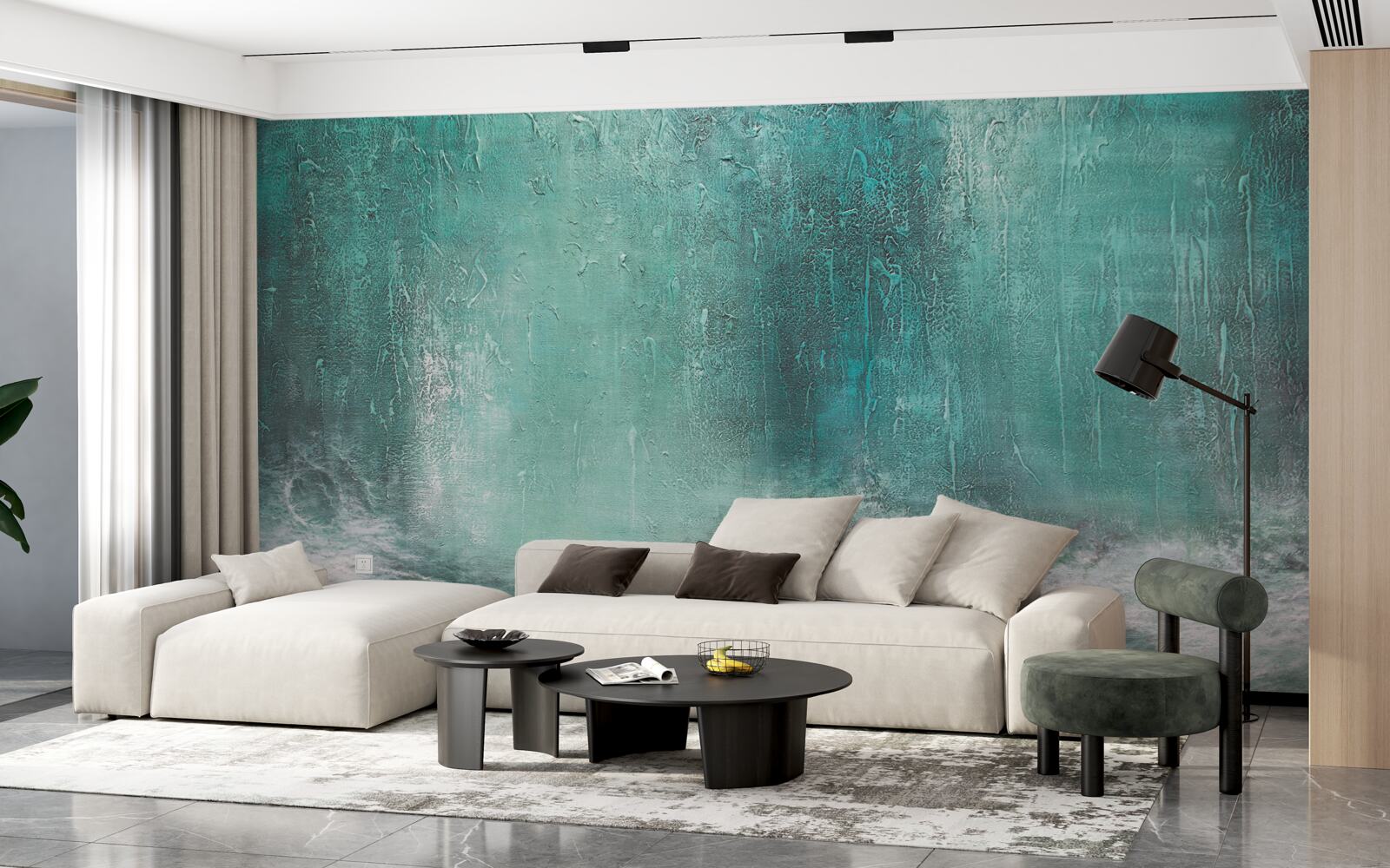 Фотошпалери дощ над океаном