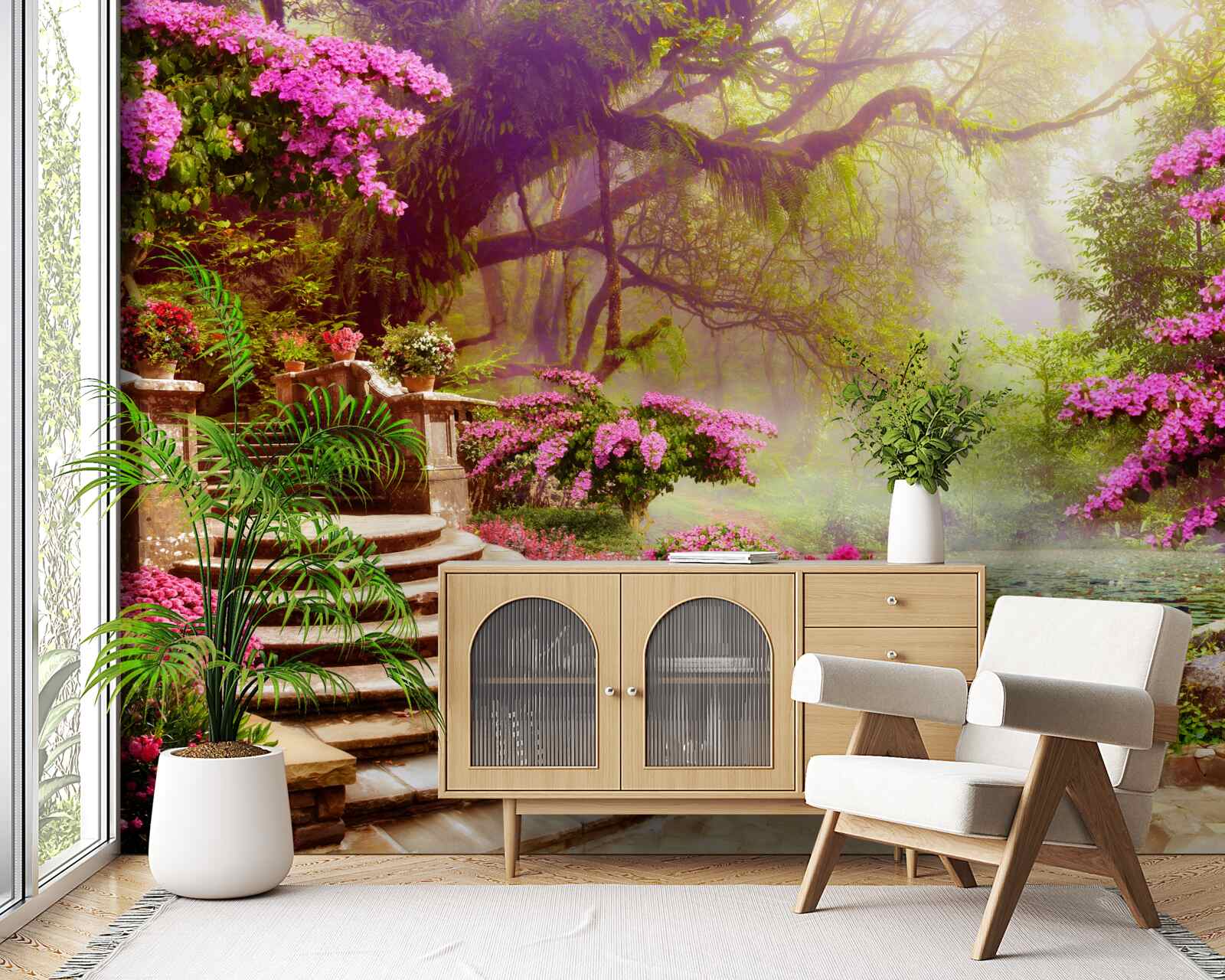 Фотошпалери пейзаж з шумом