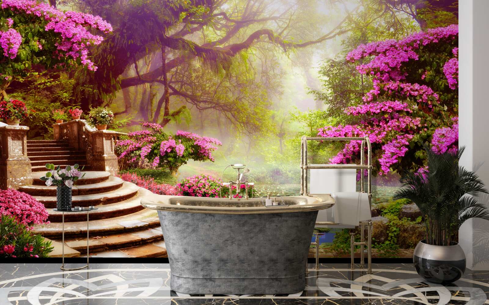 Фотошпалери пейзаж з шумом