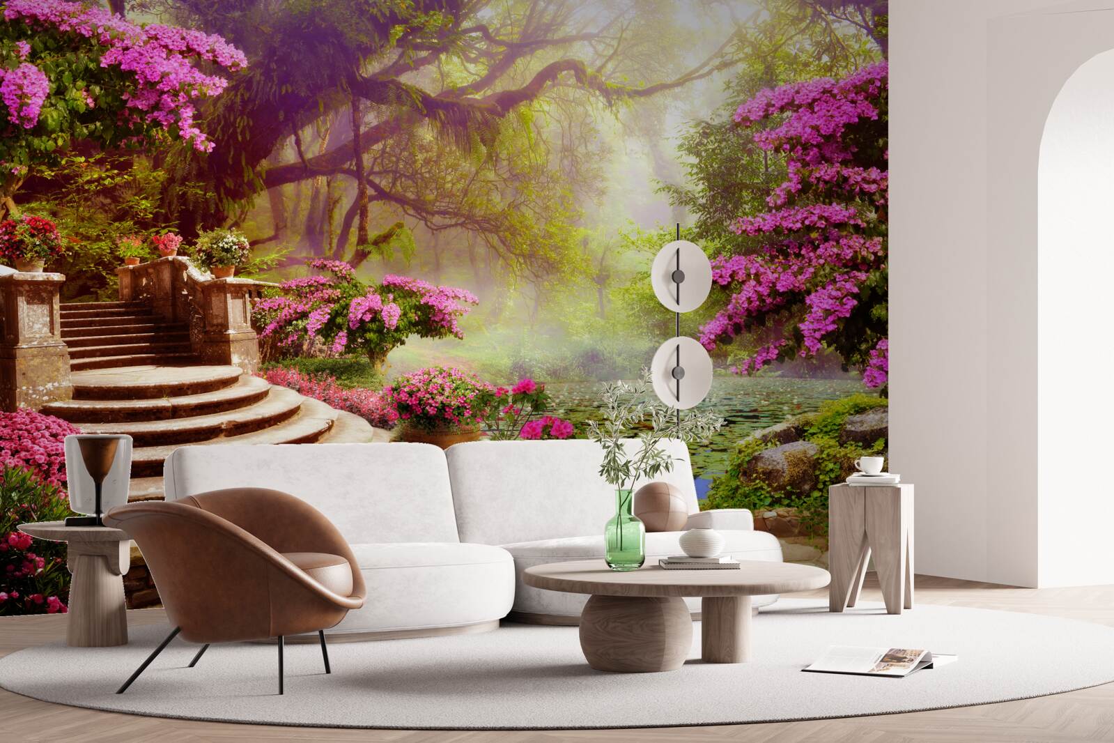 Фотошпалери пейзаж з шумом