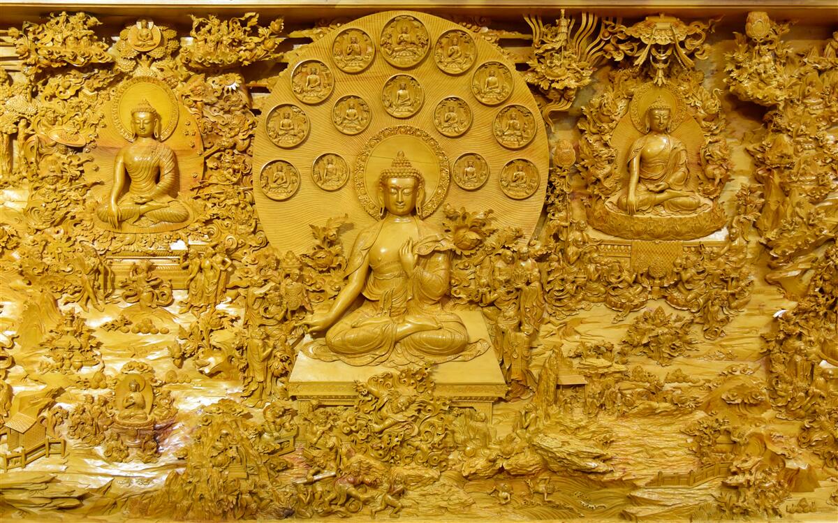 Фотошпалери тибетська дошка з візерунками