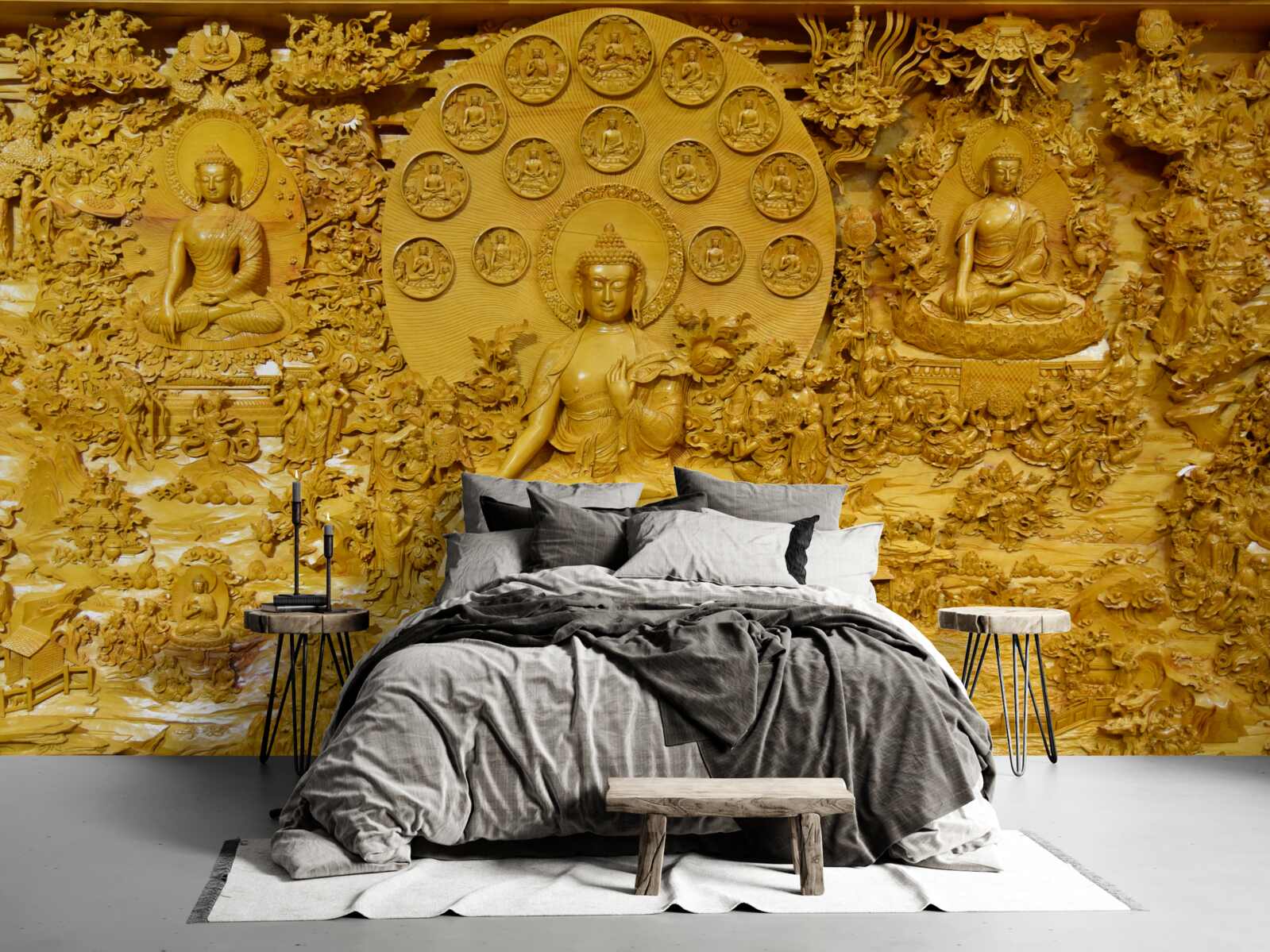 Фотошпалери тибетська дошка з візерунками