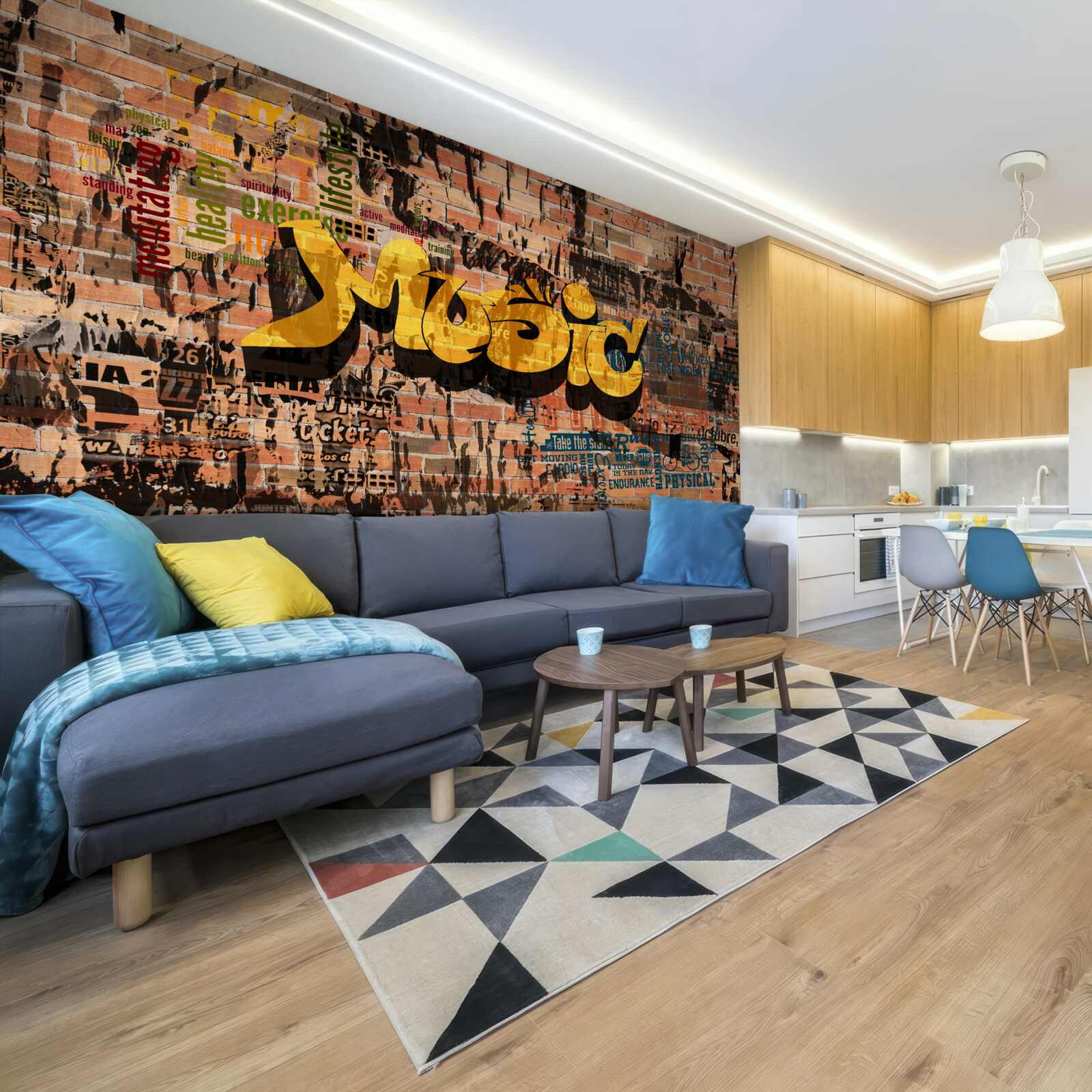 Фотошпалери графіті у звуці