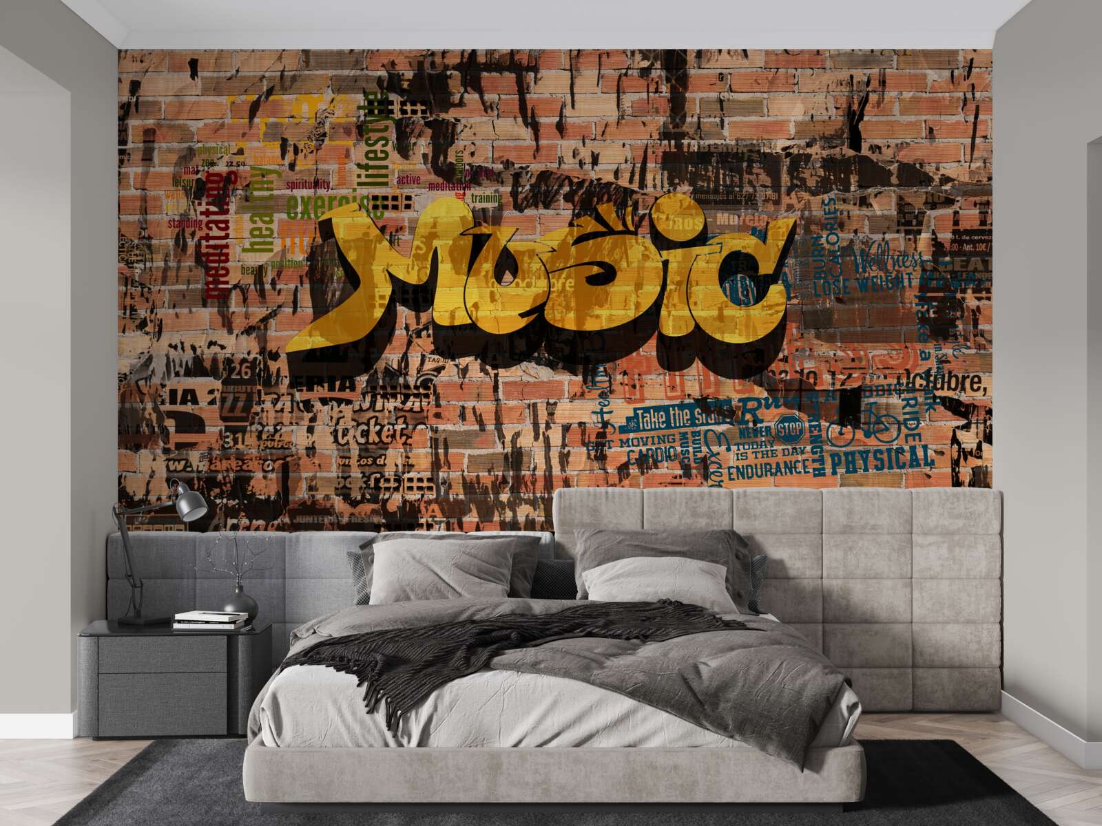 Фотошпалери графіті у звуці