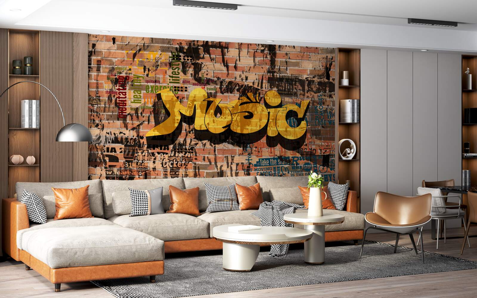 Фотошпалери графіті у звуці