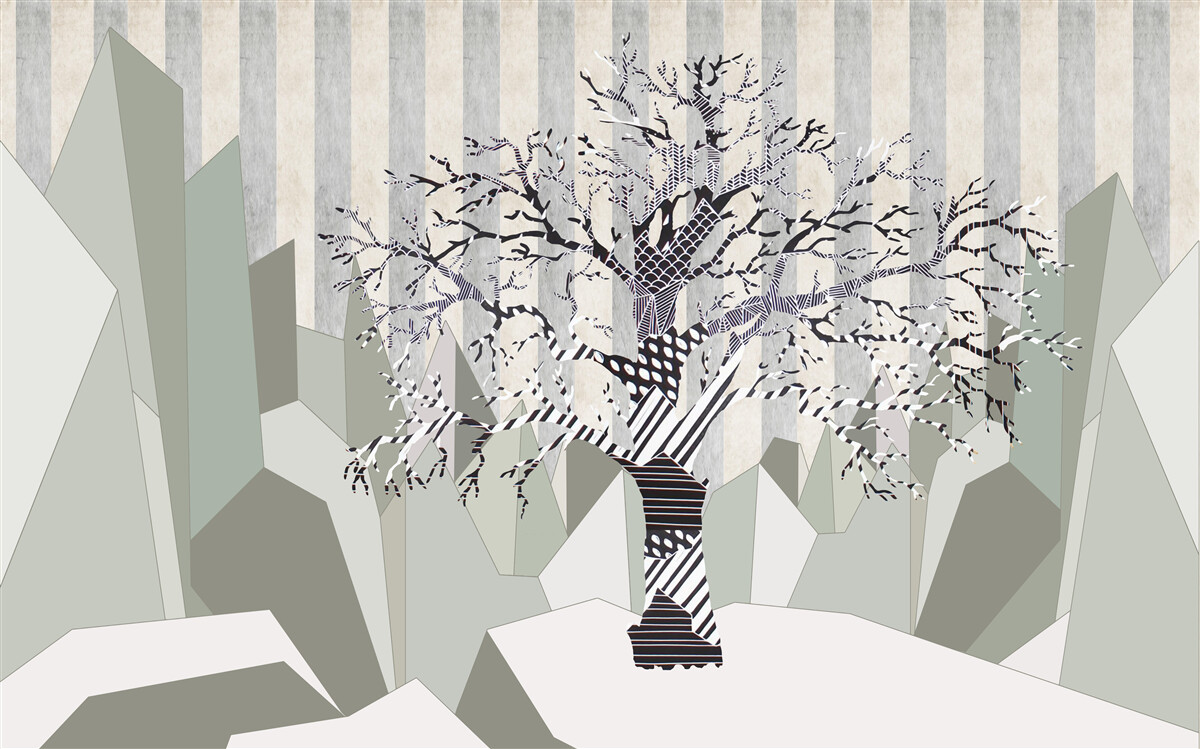 Фотошпалери текстури та абстрактне дерево